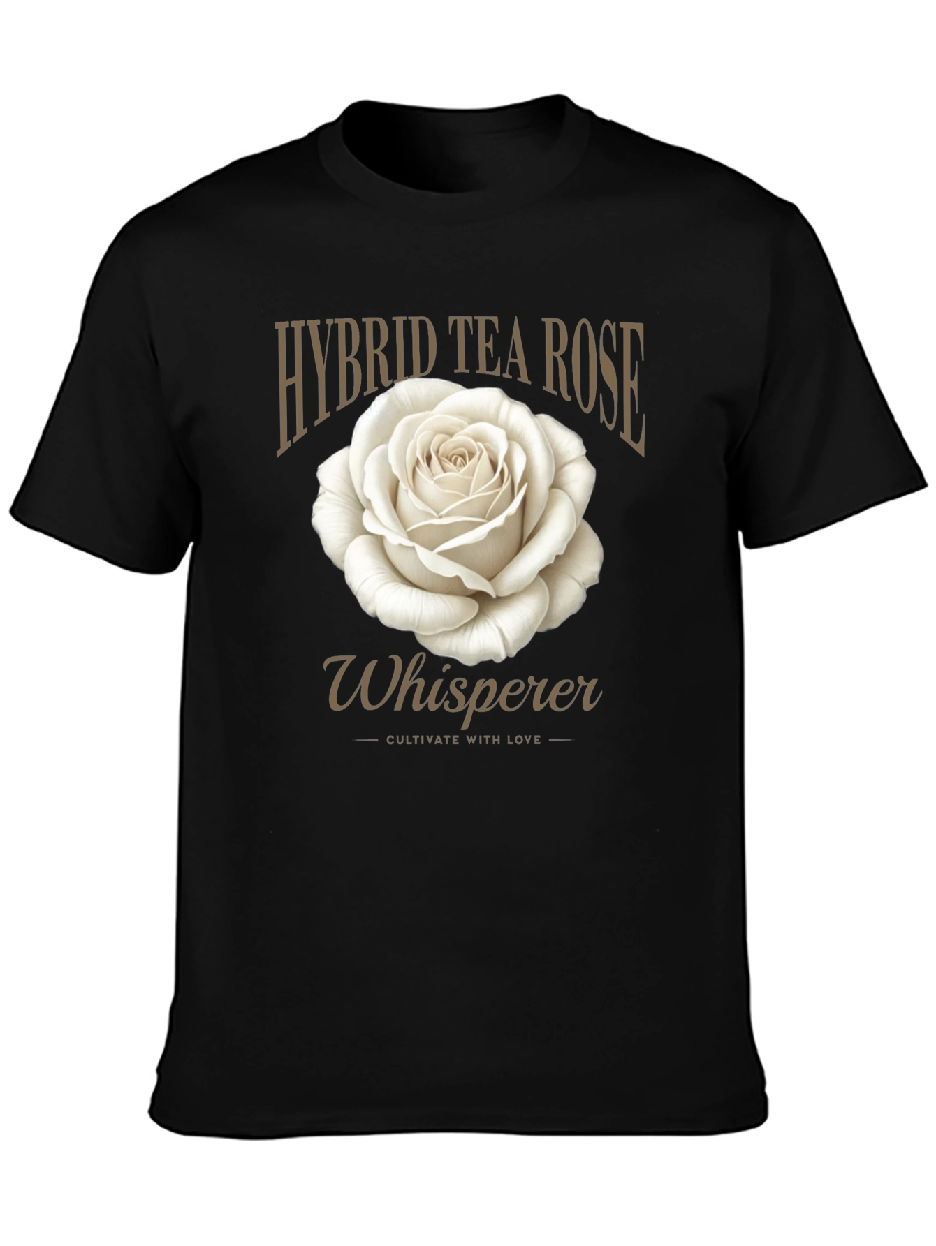 Hybrid Tea Rose Whisperer Graphic T-Shirt