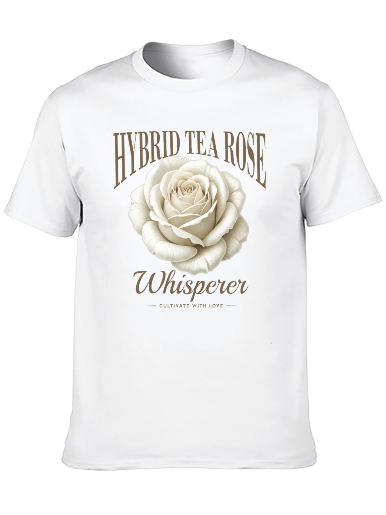 Hybrid Tea Rose Whisperer Graphic T-Shirt