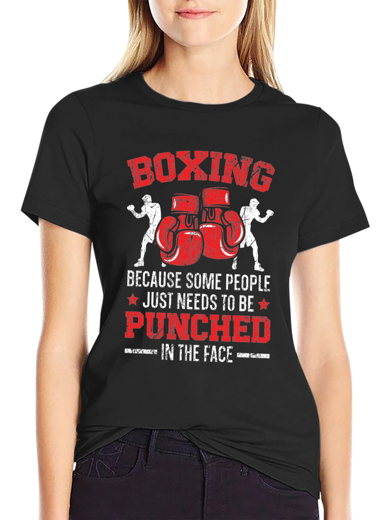 Boxing Punch Graphic T-Shirt