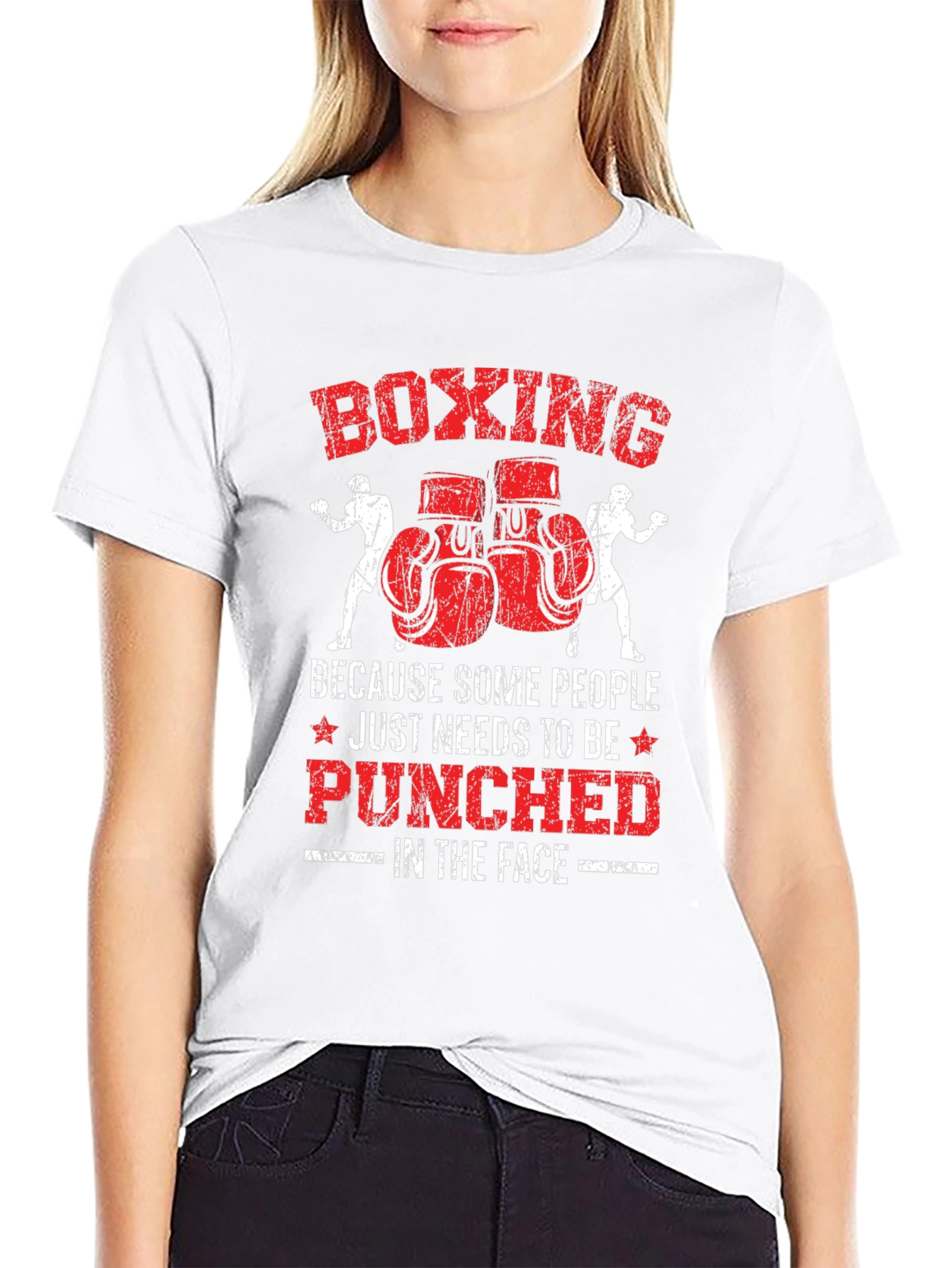 Boxing Punch Graphic T-Shirt