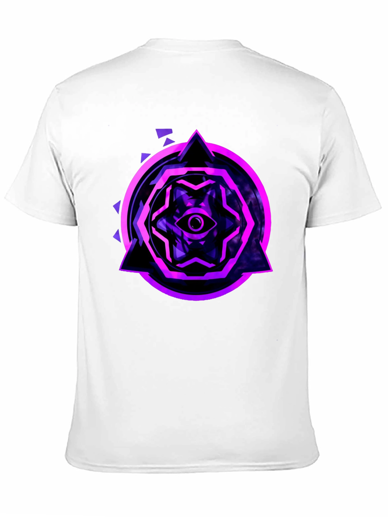 Mystic Eye Graphic Tee - Black Cotton Blend