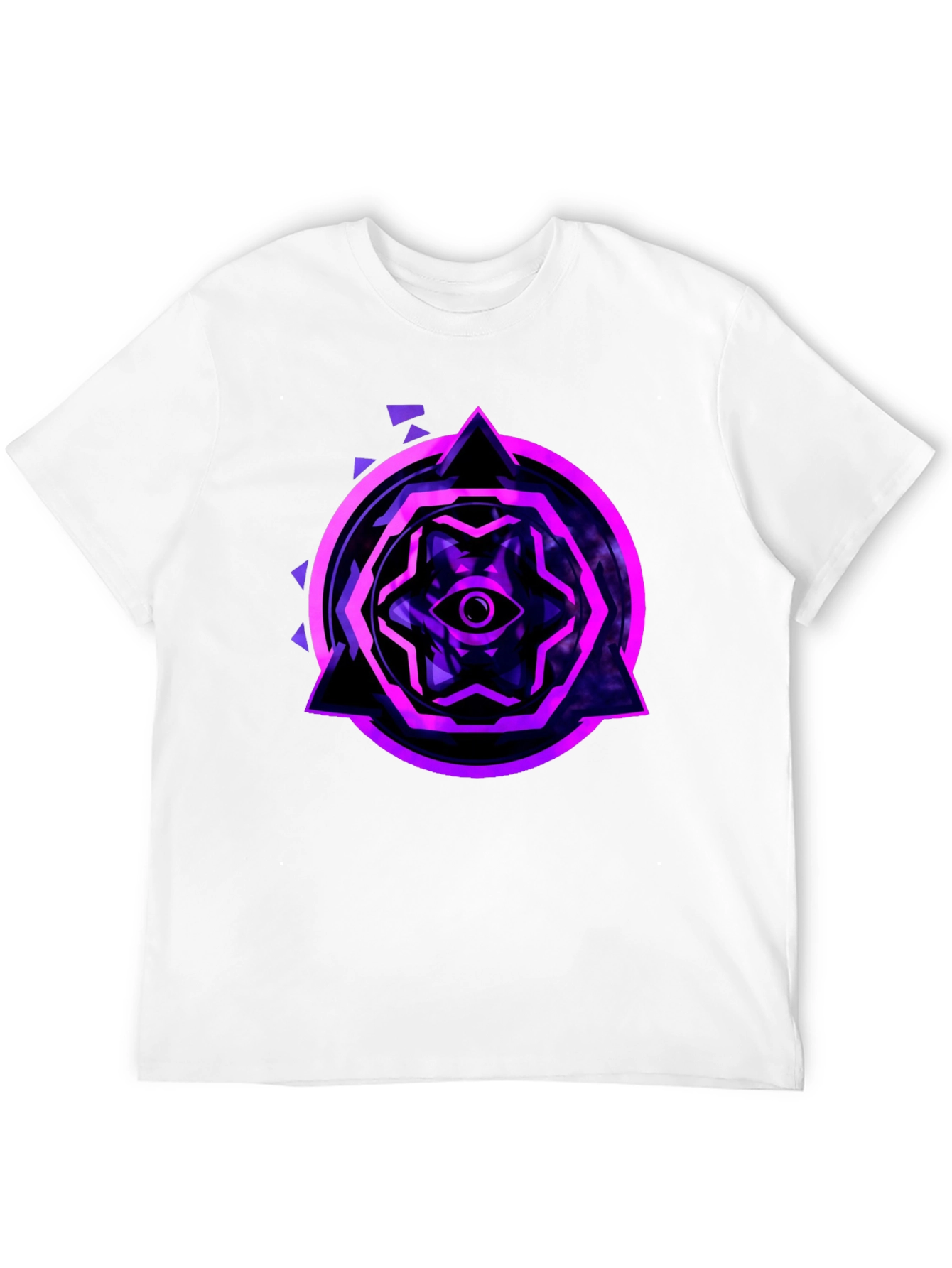 Mystic Eye Graphic Tee - Black Cotton Blend