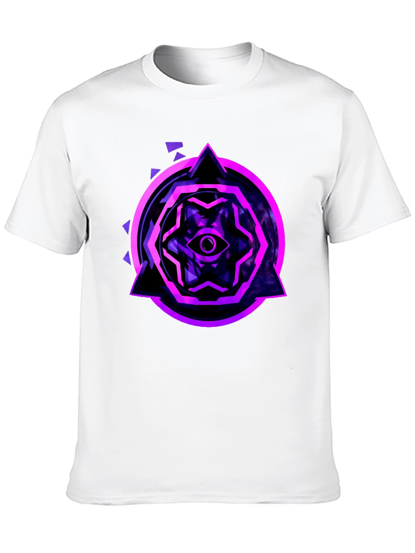 Mystic Eye Graphic Tee - Black Cotton Blend