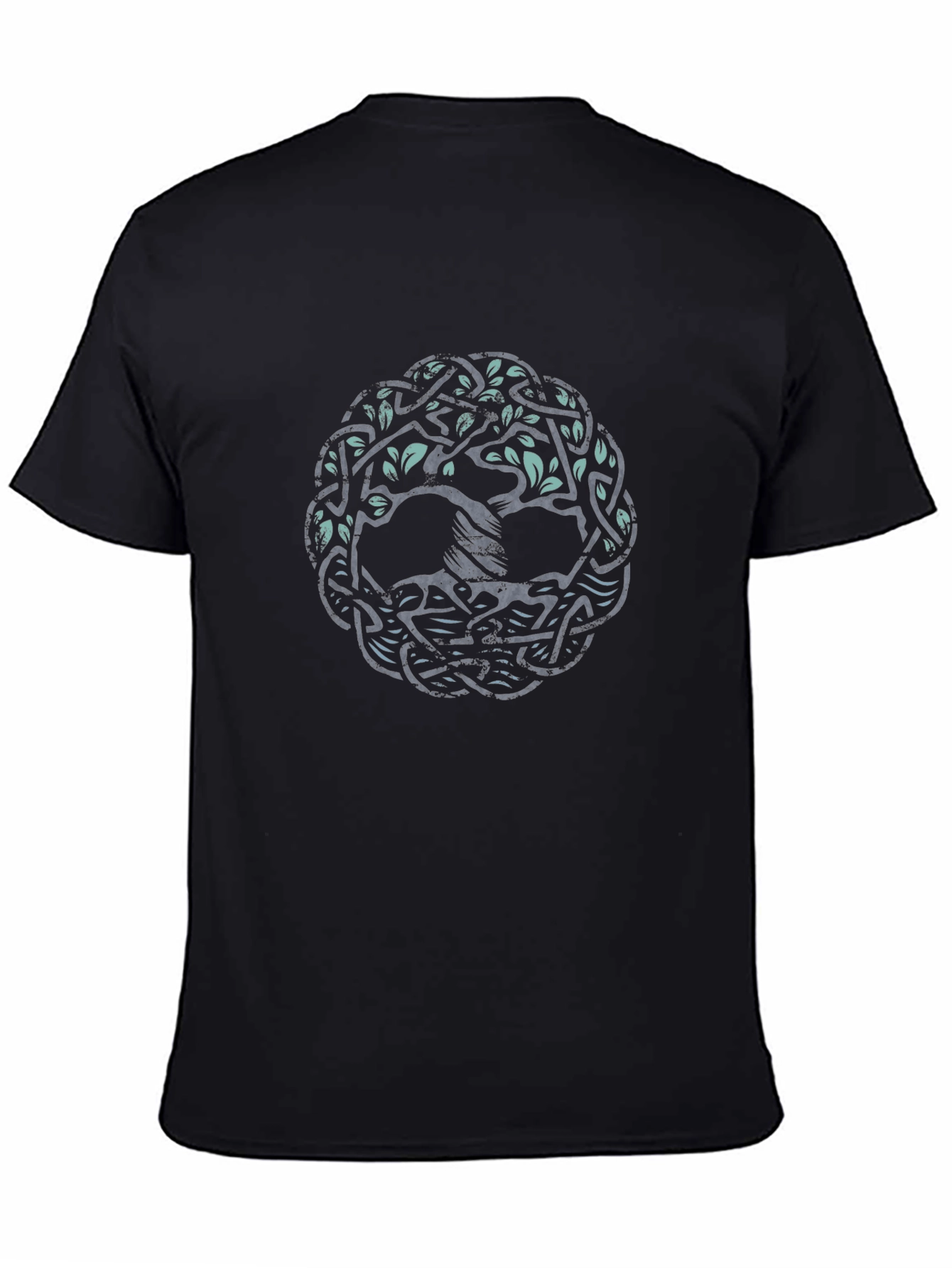 Celtic Tree of Life Graphic Tee - Black