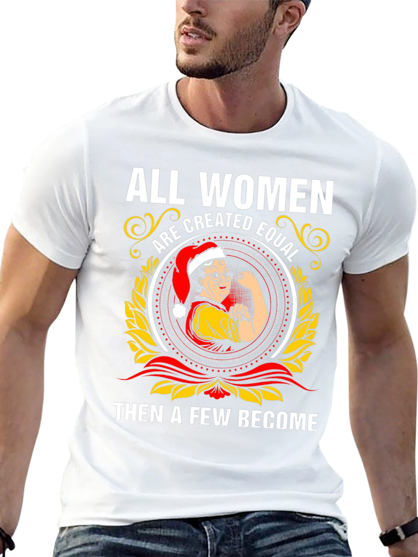 All Women Are Created Equal Christmas T-Shirt