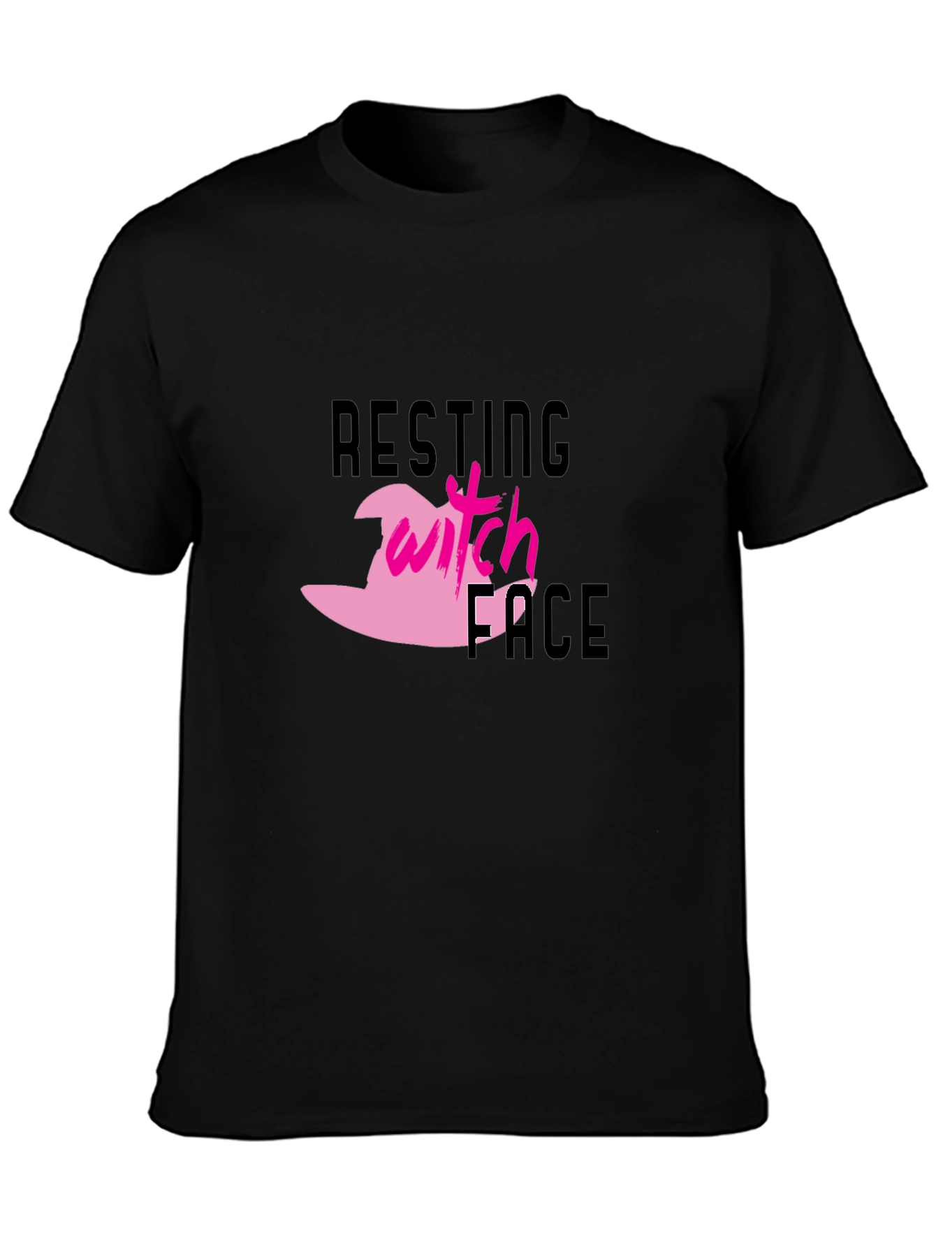 Resting Witch Face Graphic T-Shirt