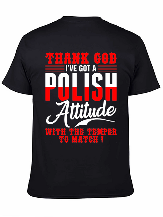 Polish Attitude T-Shirt - Novelty Graphic Tee