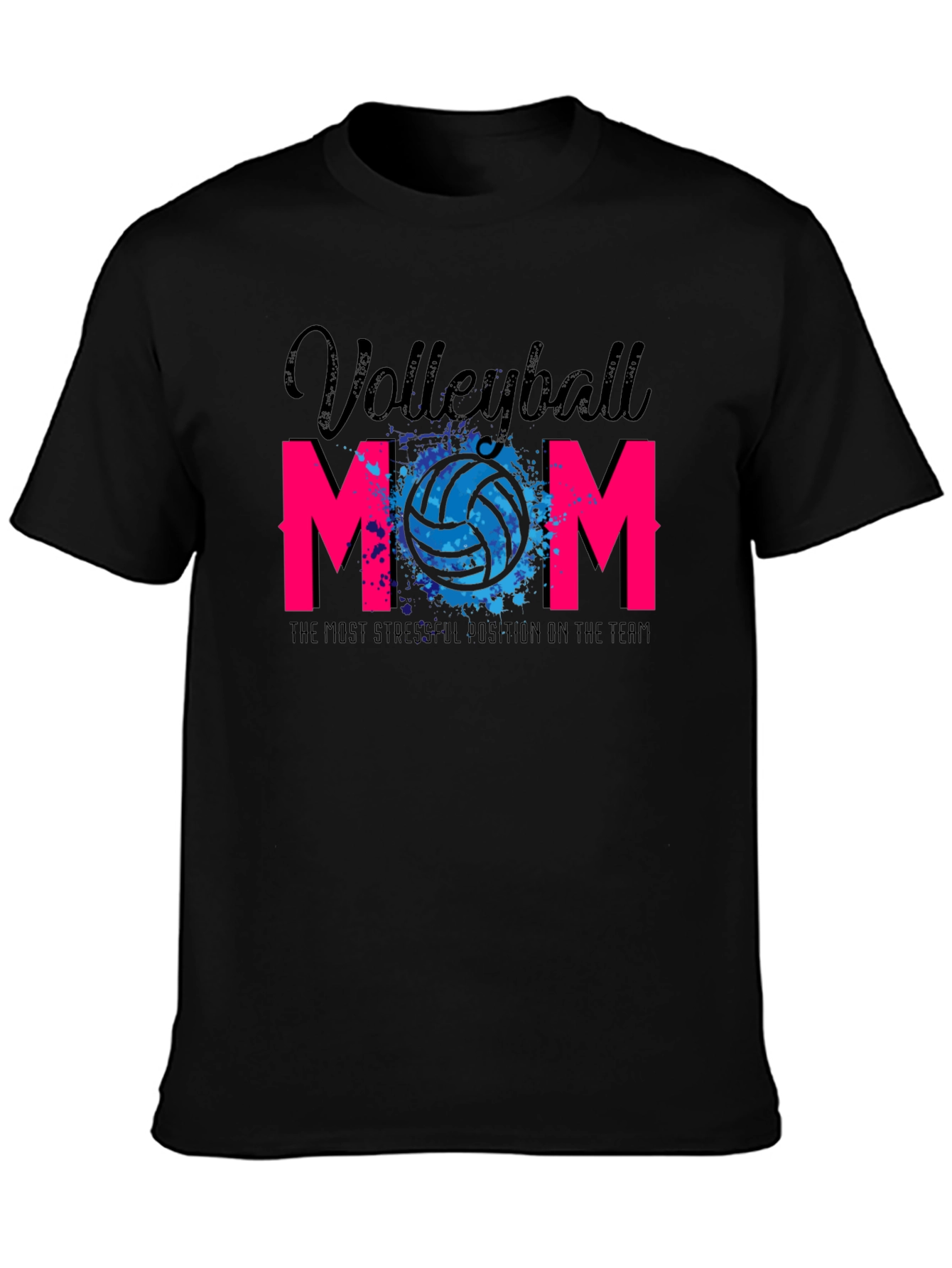 Volleyball Mom Graphic T-Shirt