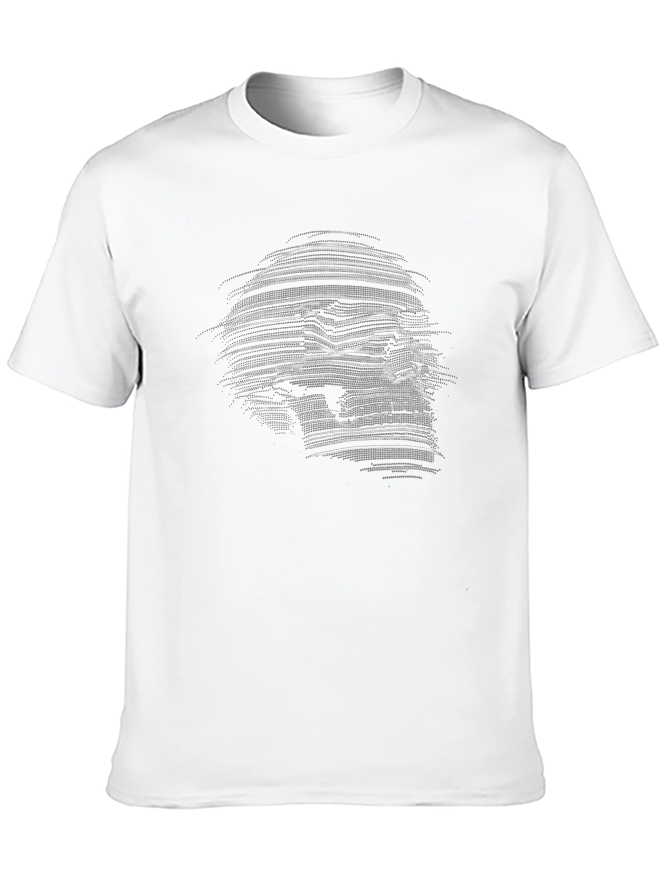 Skull Graphic Print Crew Neck T-Shirt