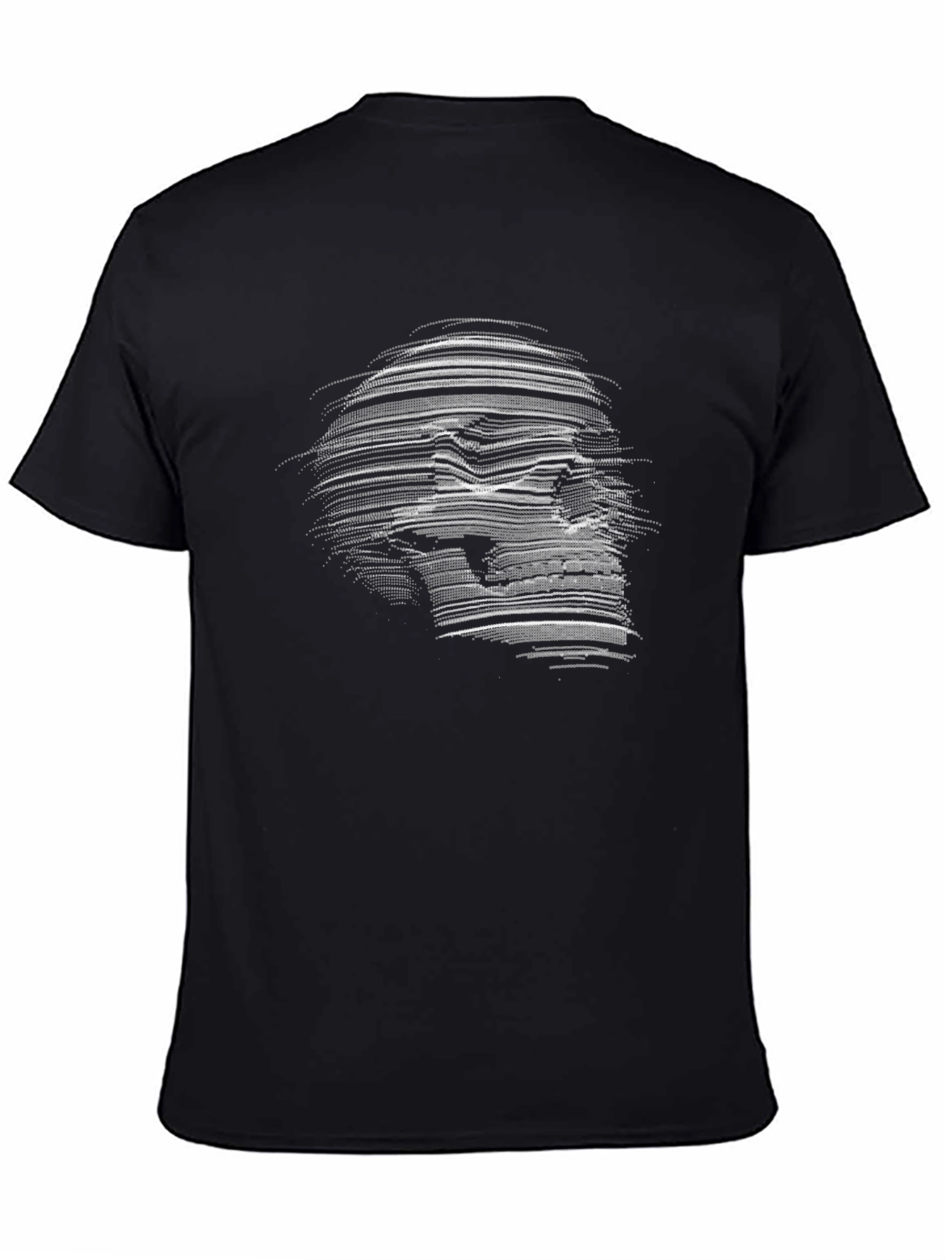 Skull Graphic Print Crew Neck T-Shirt