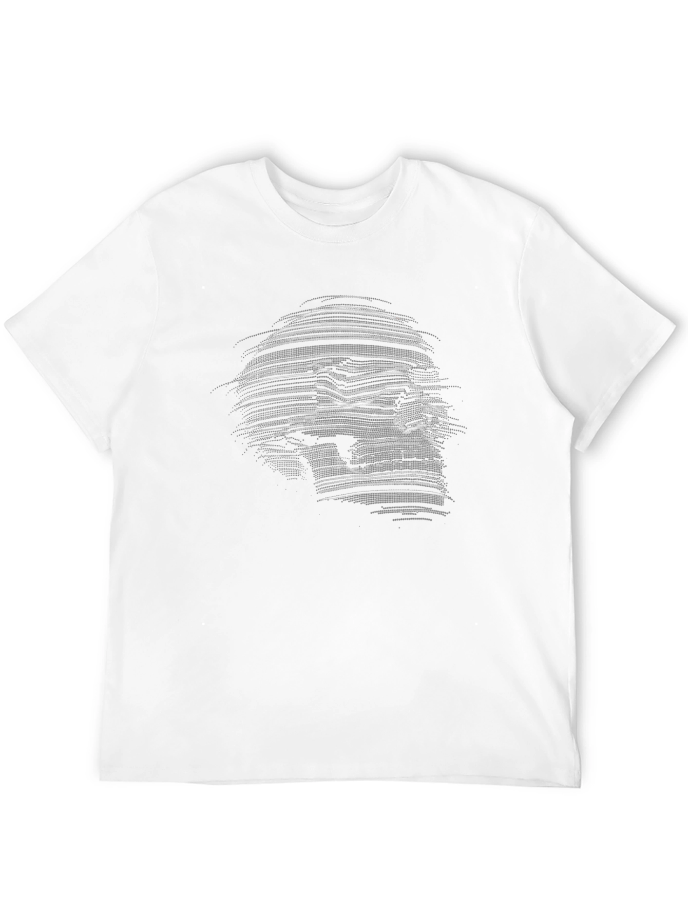 Skull Graphic Print Crew Neck T-Shirt