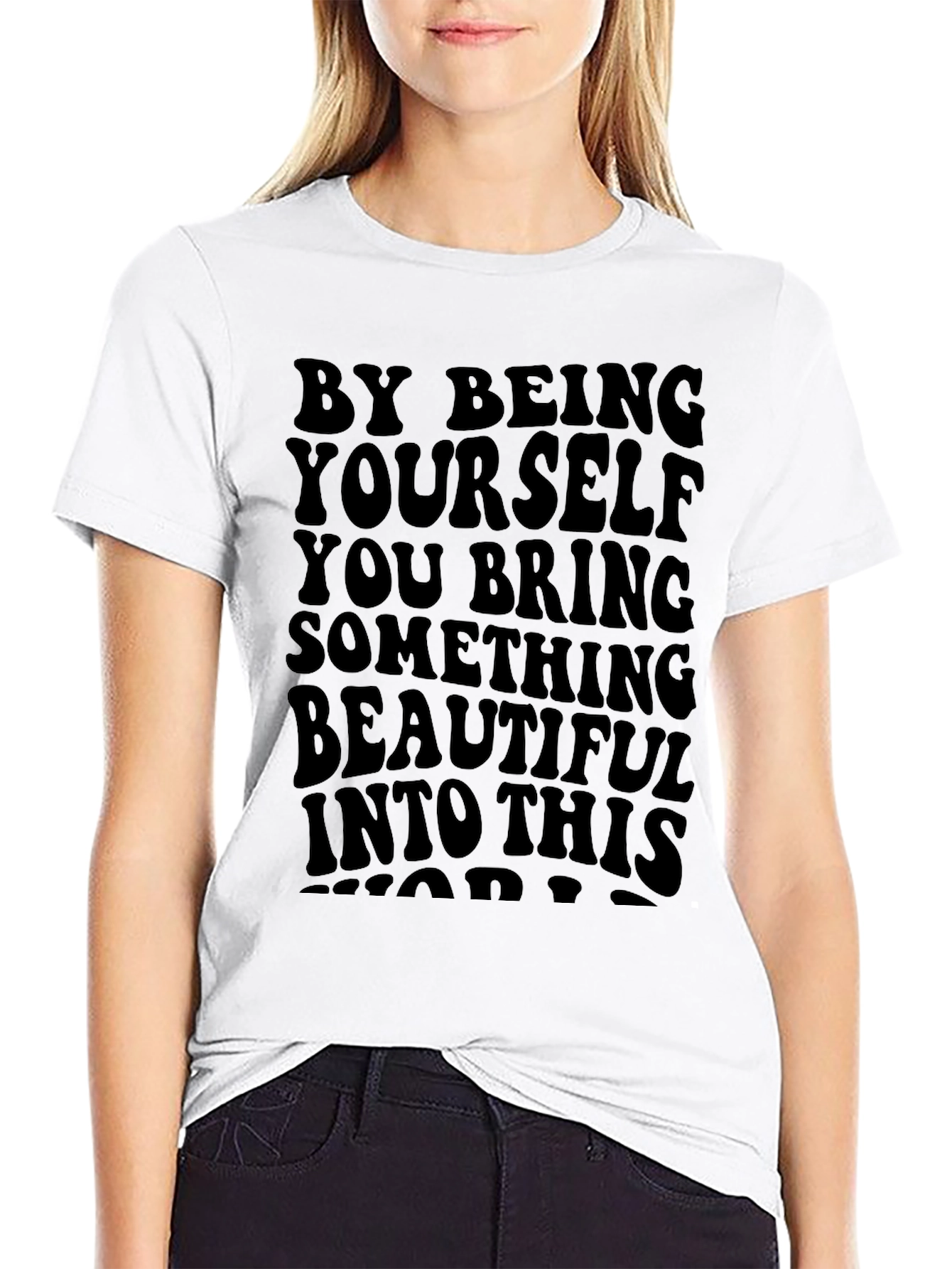 Inspirational Graphic T-Shirt - Be Yourself