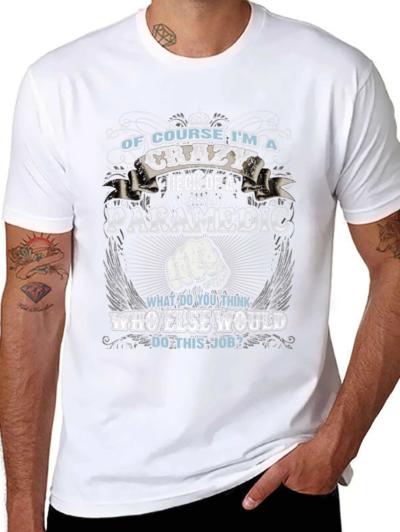 Crazy Paramedic Graphic T-Shirt