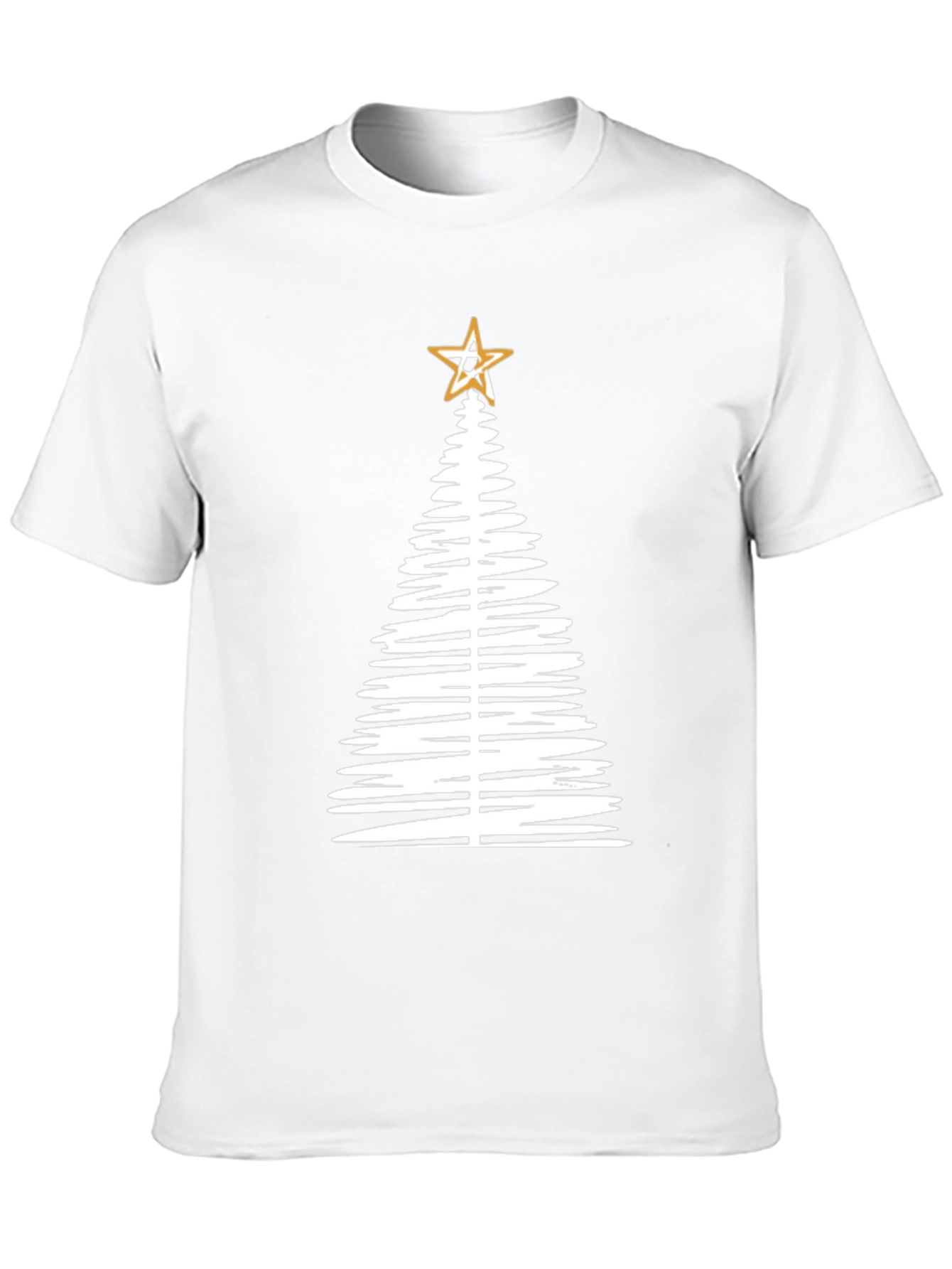 Minimalist Christmas Tree Graphic Tee