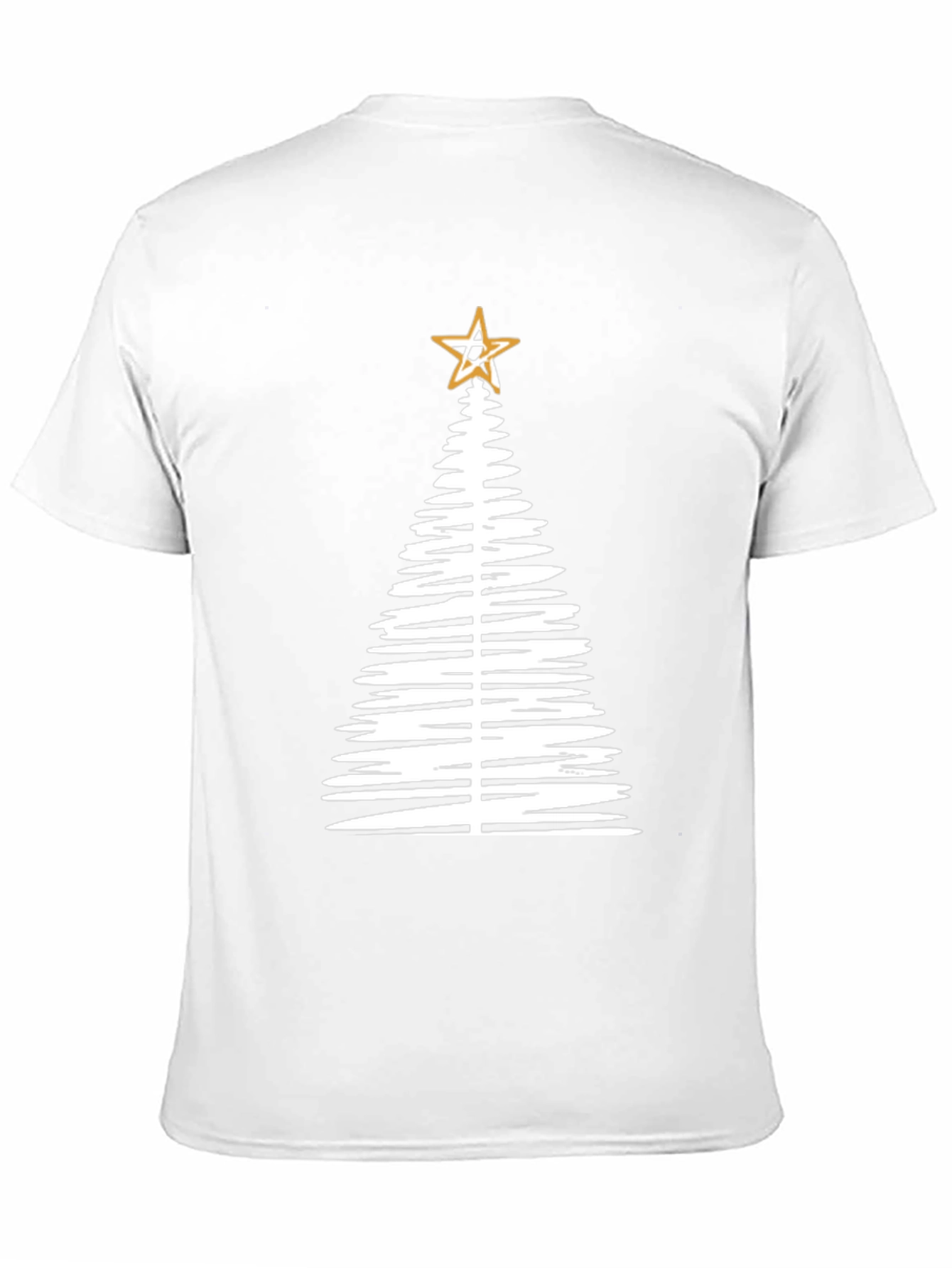 Minimalist Christmas Tree Graphic Tee