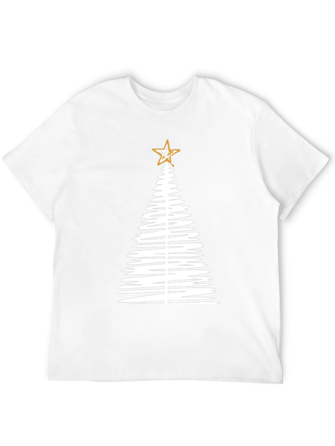 Minimalist Christmas Tree Graphic Tee