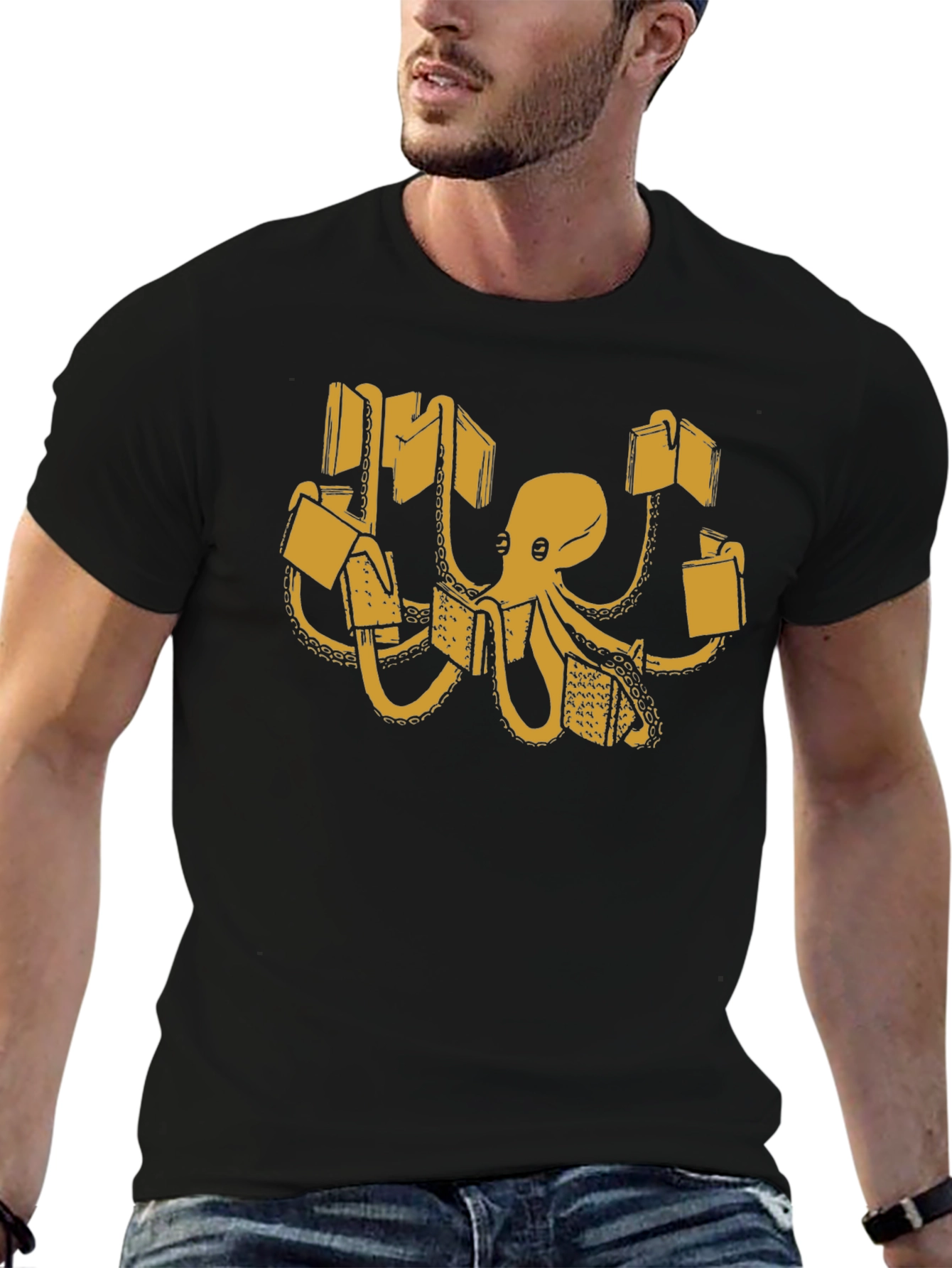Bookworm Octopus Graphic Tee