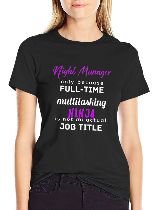 Night Manager Ninja T-Shirt