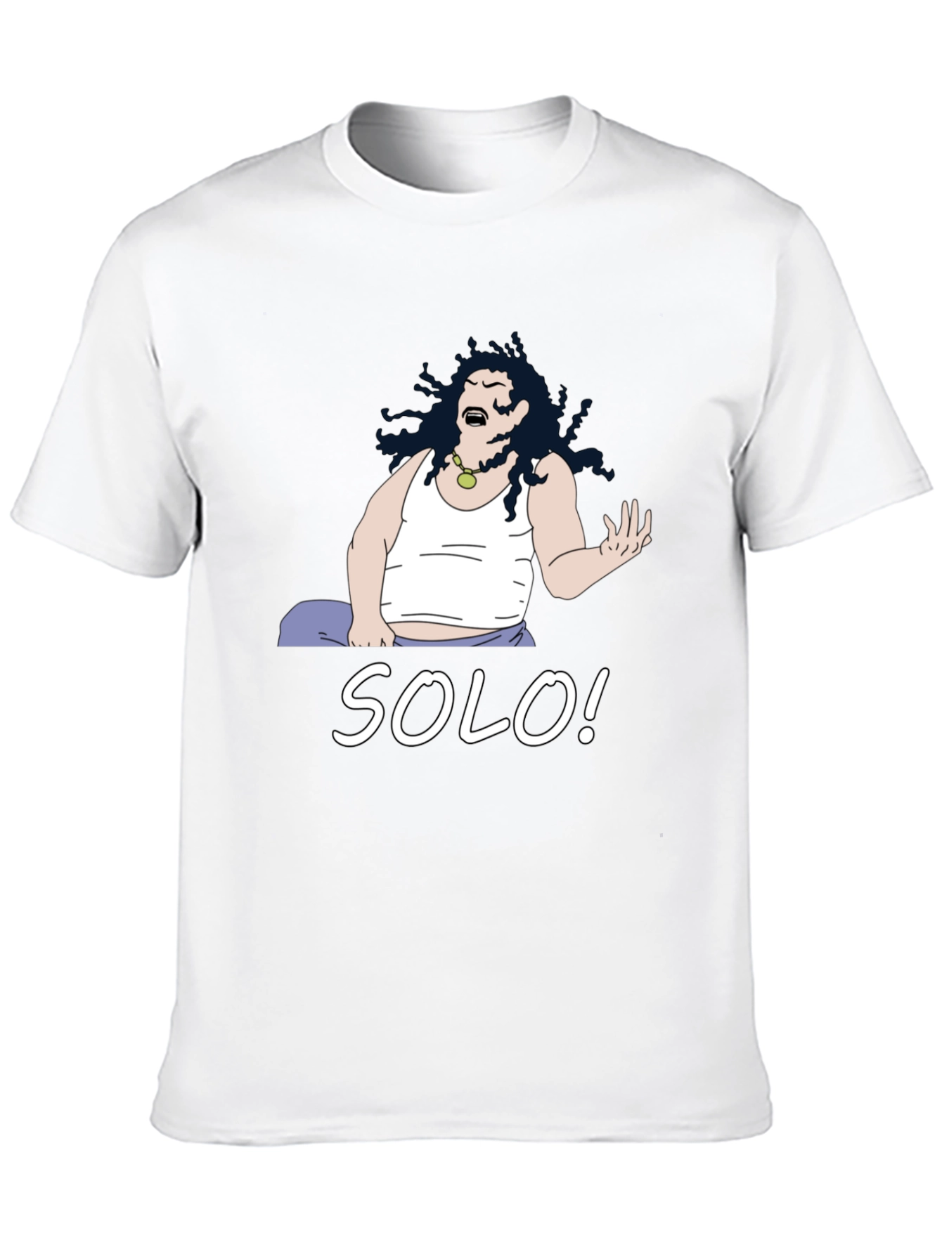 Solo! Cartoon Graphic T-Shirt