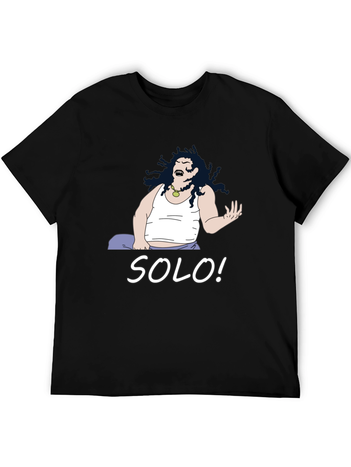 Solo! Cartoon Graphic T-Shirt