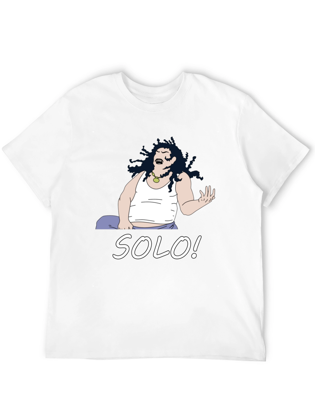 Solo! Cartoon Graphic T-Shirt