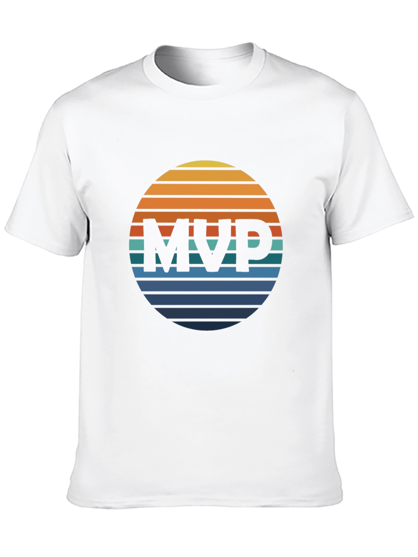 Retro MVP Graphic Tee - Black Cotton T-Shirt