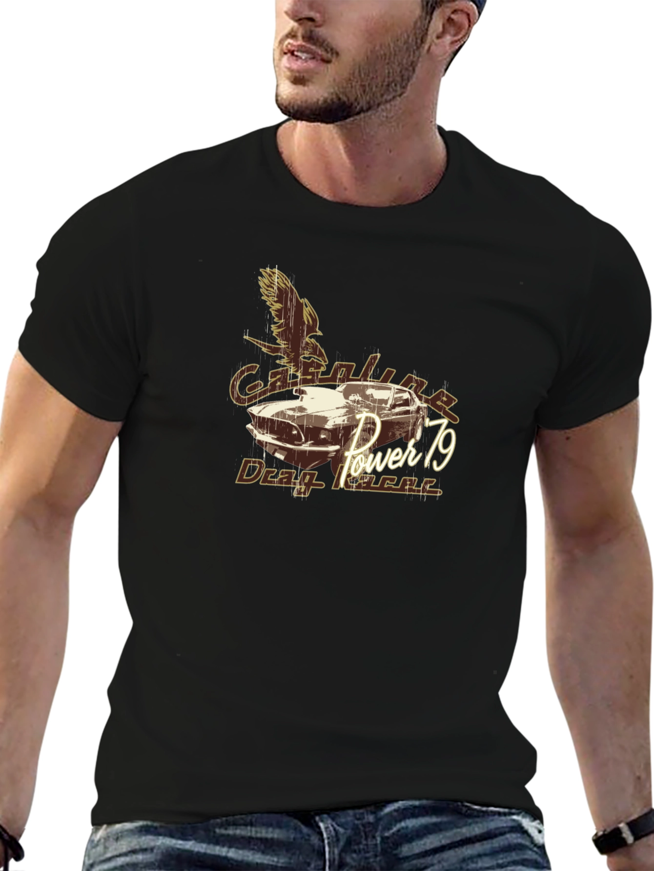 Catalina Power 79 Drag Racer Graphic Tee - Black