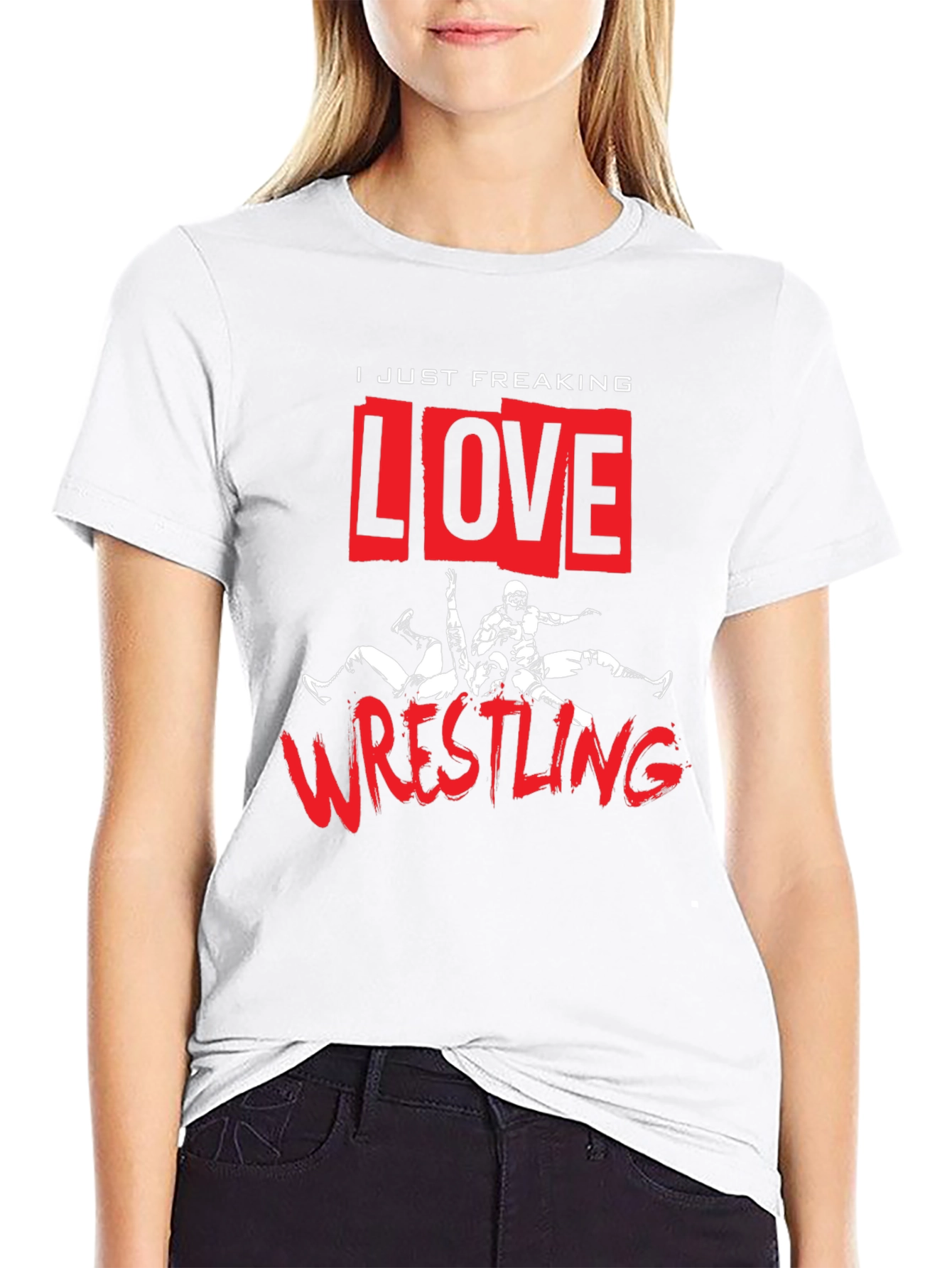 Wrestling Fan T-Shirt - I Love Wrestling Tee