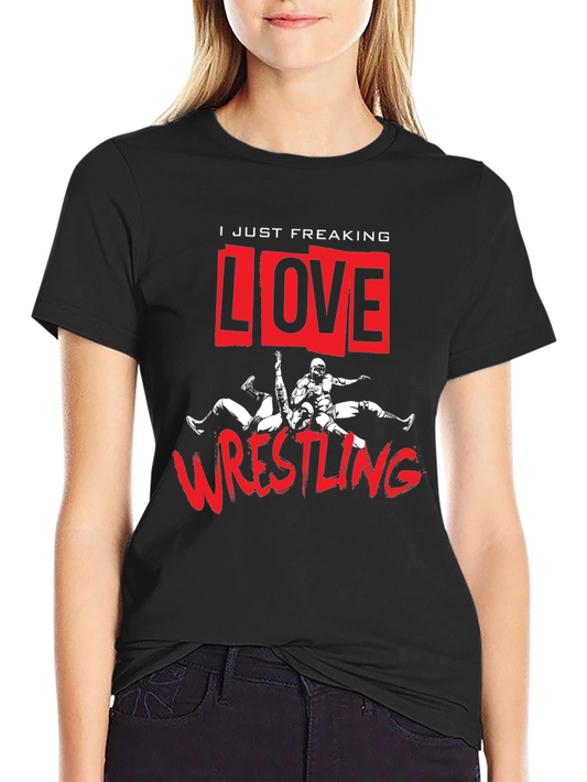 Wrestling Fan T-Shirt - I Love Wrestling Tee
