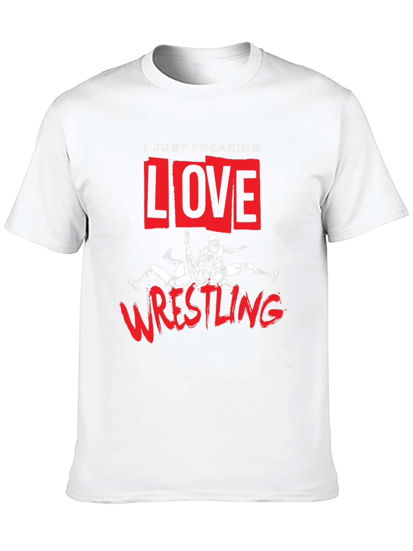 Wrestling Fan T-Shirt - I Love Wrestling Tee