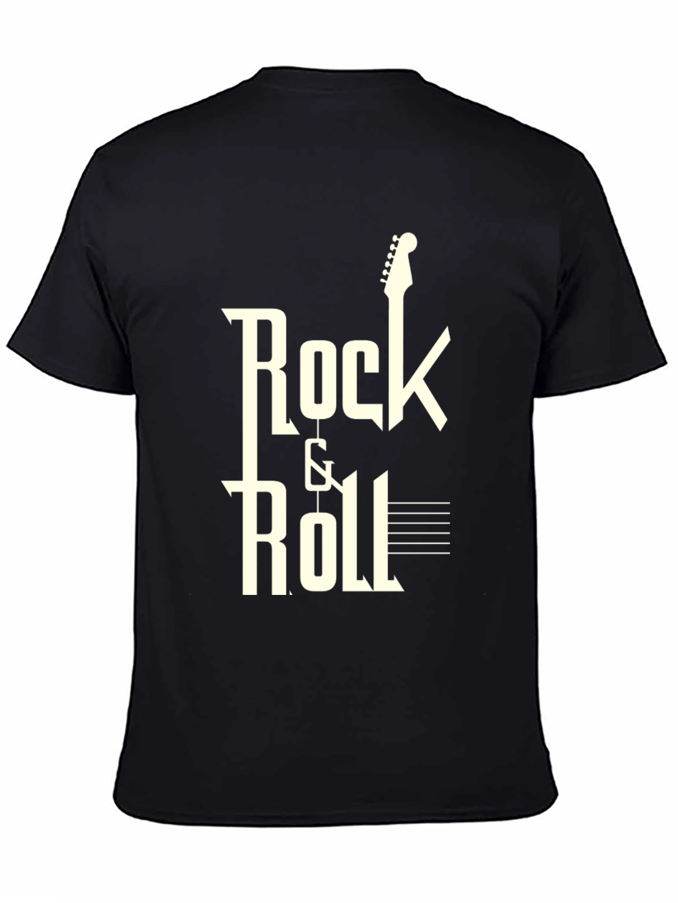 Rock & Roll Guitar T-Shirt - Classic Design