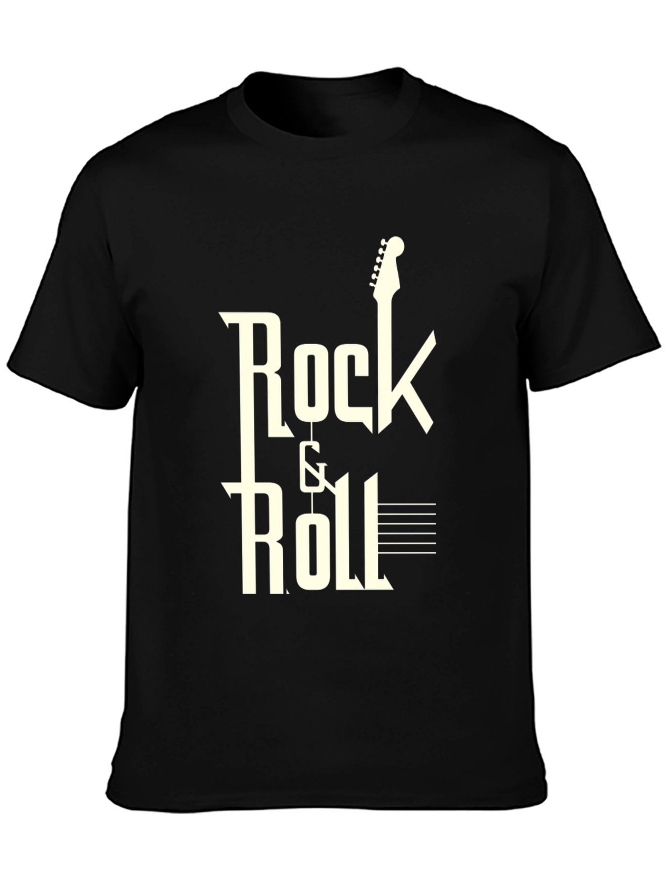 Rock & Roll Guitar T-Shirt - Classic Design