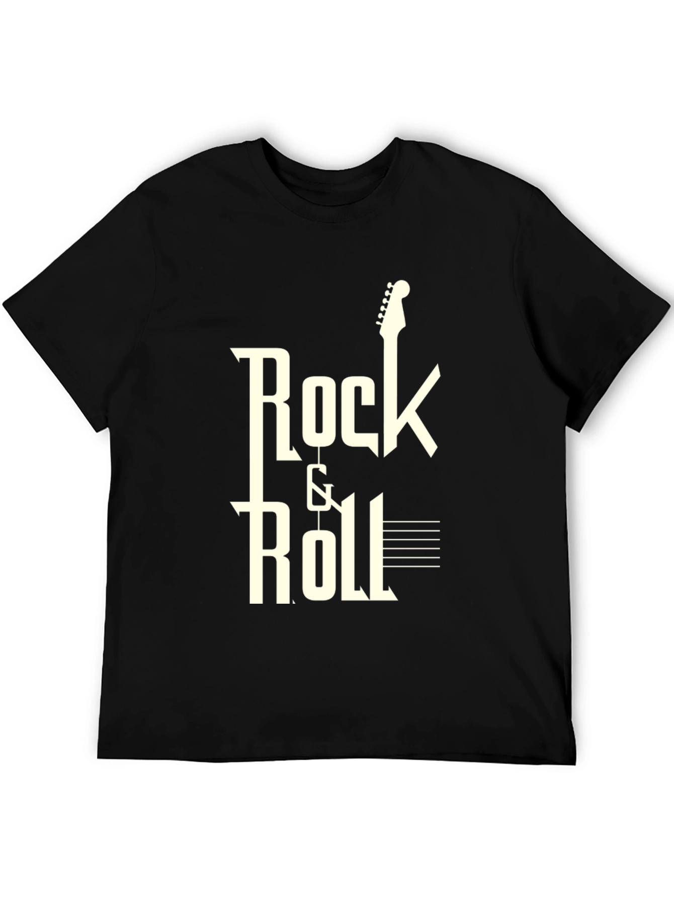 Rock & Roll Guitar T-Shirt - Classic Design