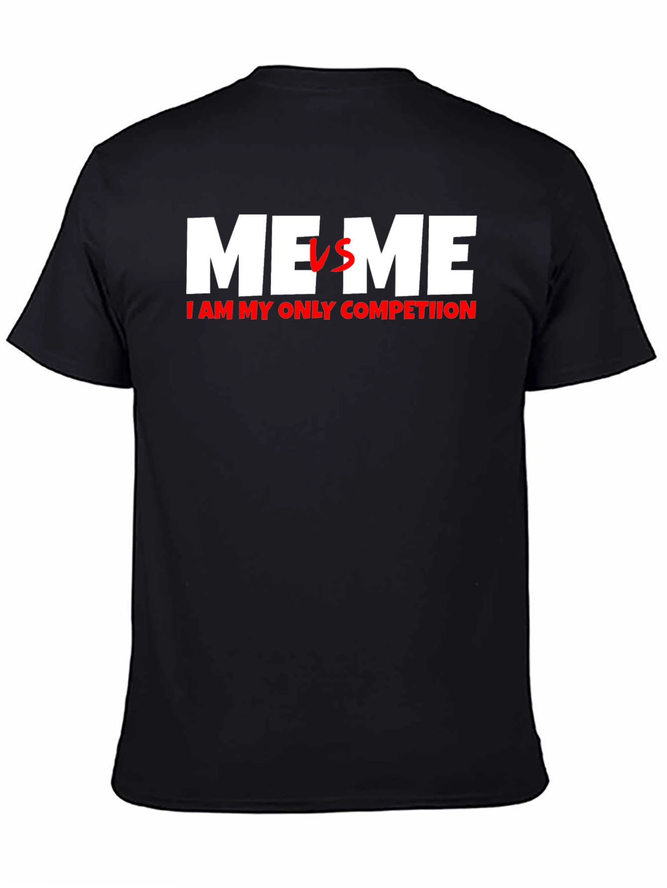 Me VS Me T-Shirt - Motivational Self-Improvement Tee