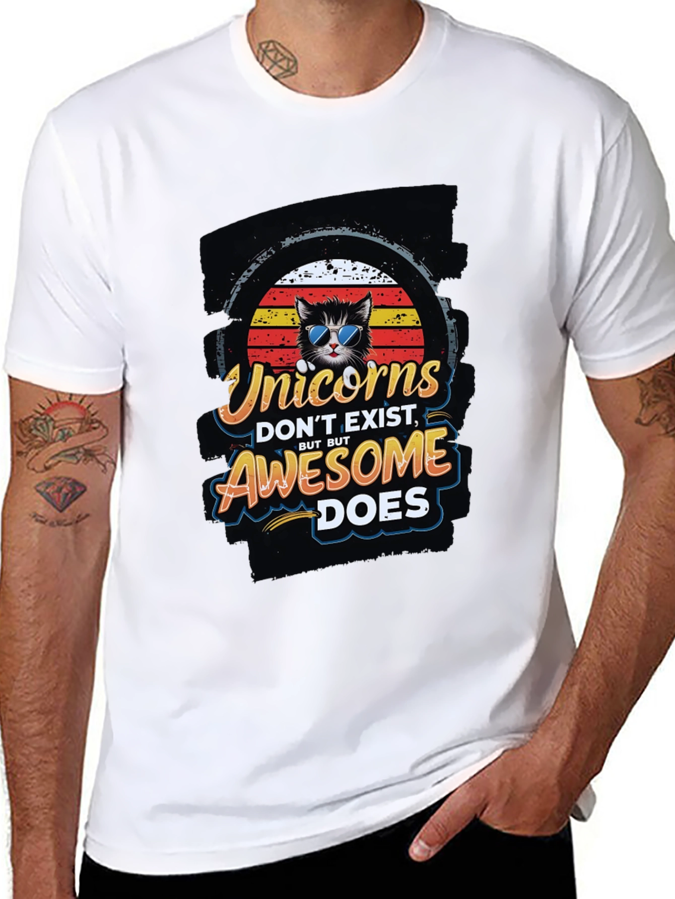 Unicorns Dont Exist Awesome Does T-Shirt