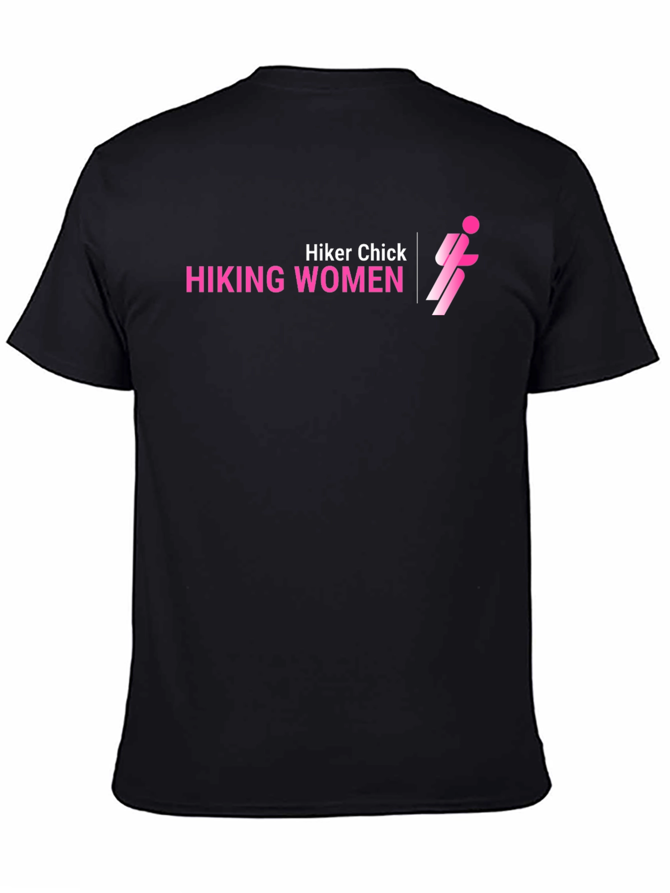 Hiker Chick Hiking Women Black Graphic Tee