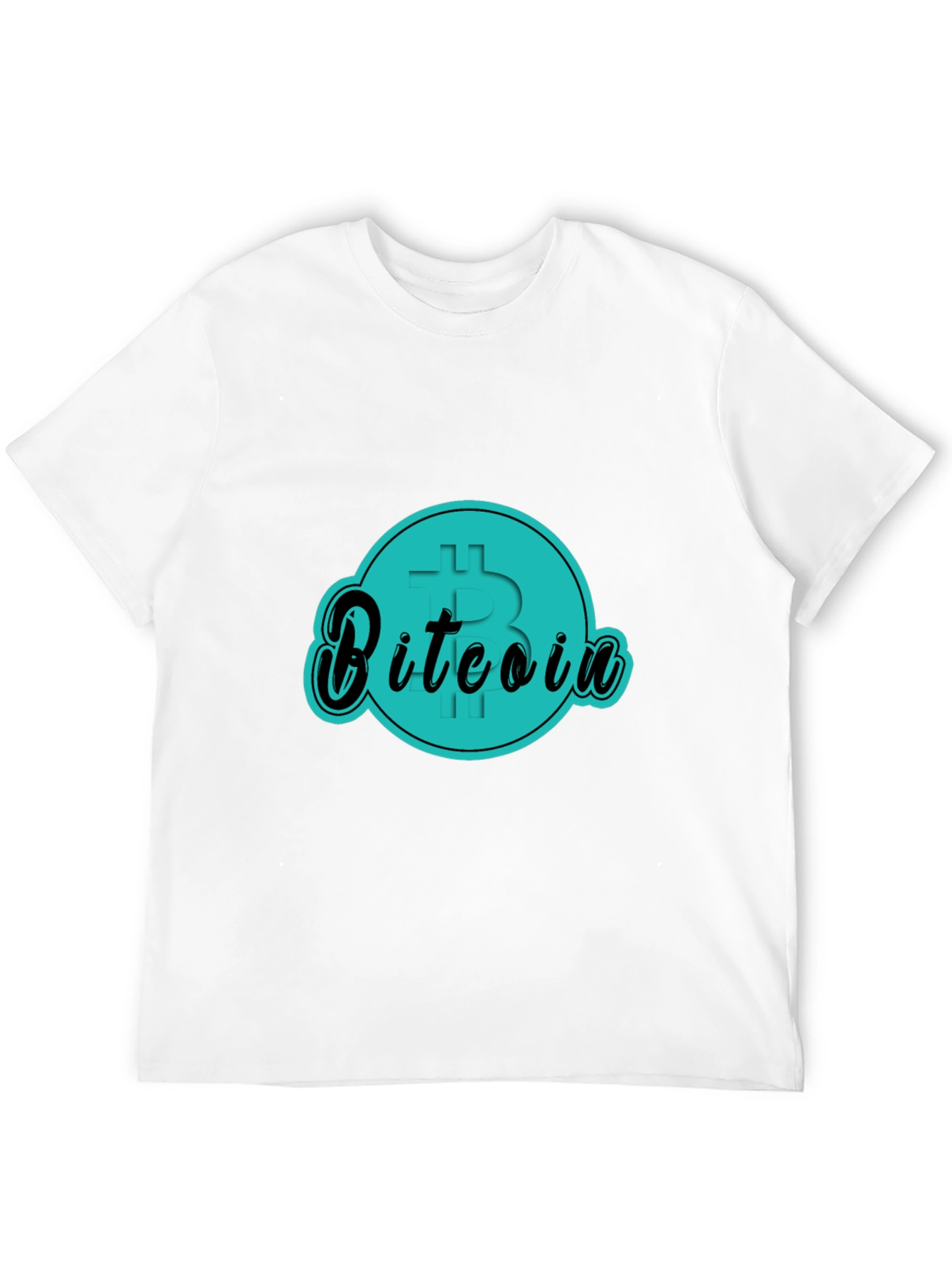 Bitcoin Graphic Tee - Black Cotton T-Shirt