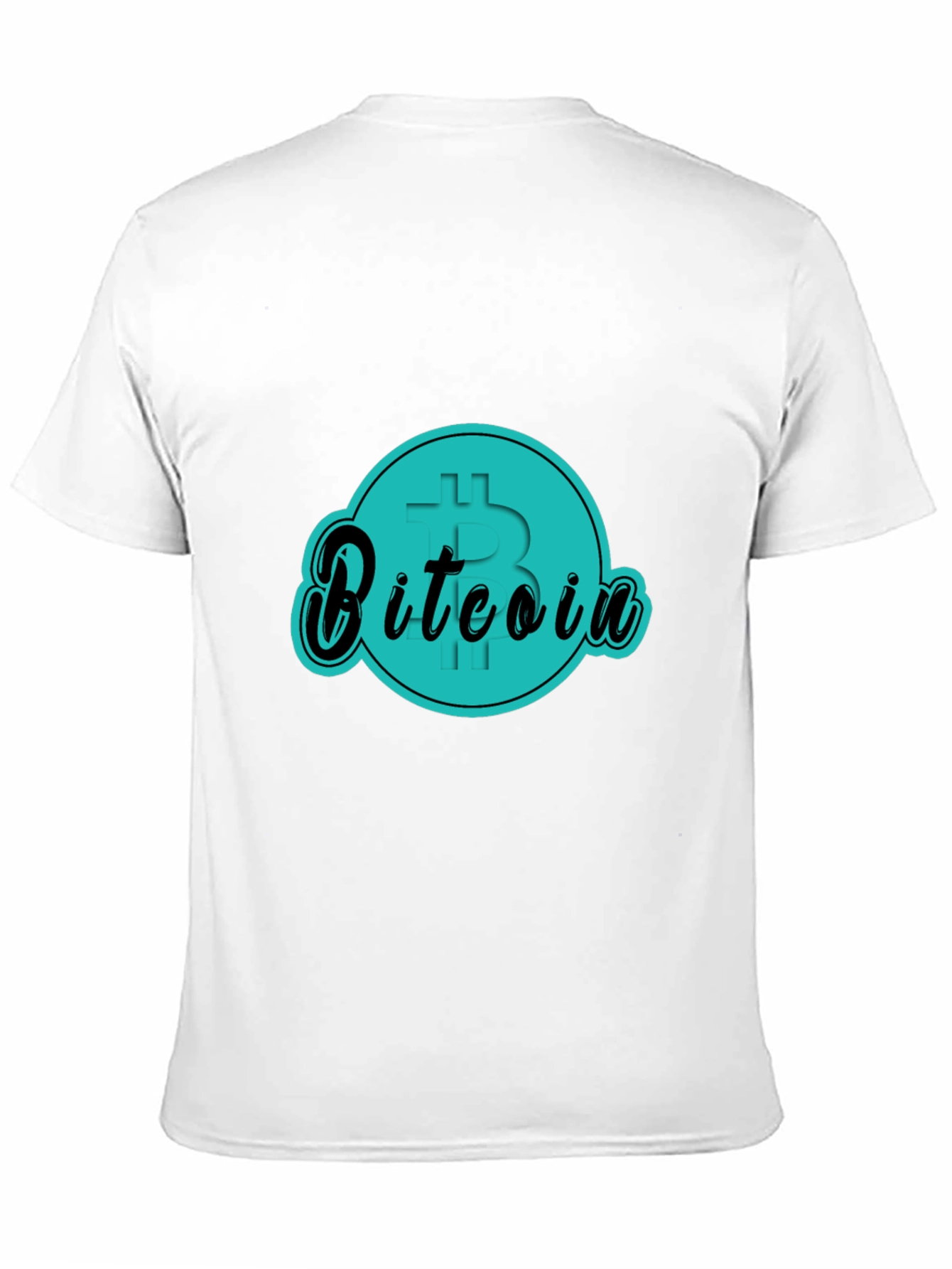 Bitcoin Graphic Tee - Black Cotton T-Shirt