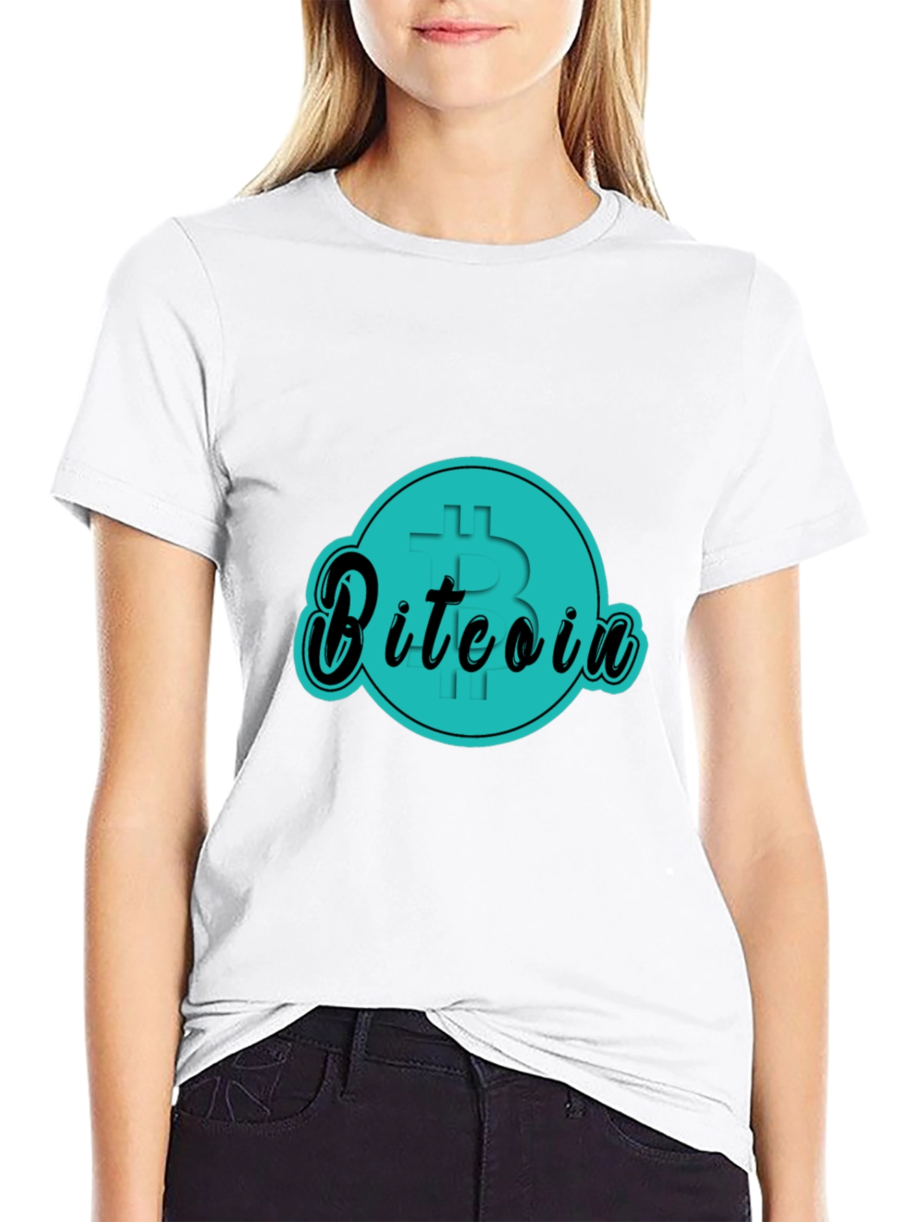 Bitcoin Graphic Tee - Black Cotton T-Shirt