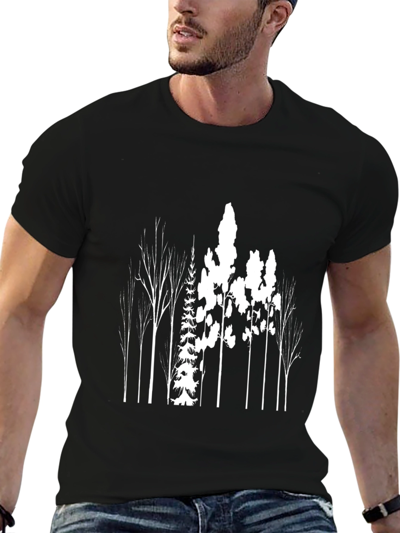 Nature Graphic T-Shirt - Black