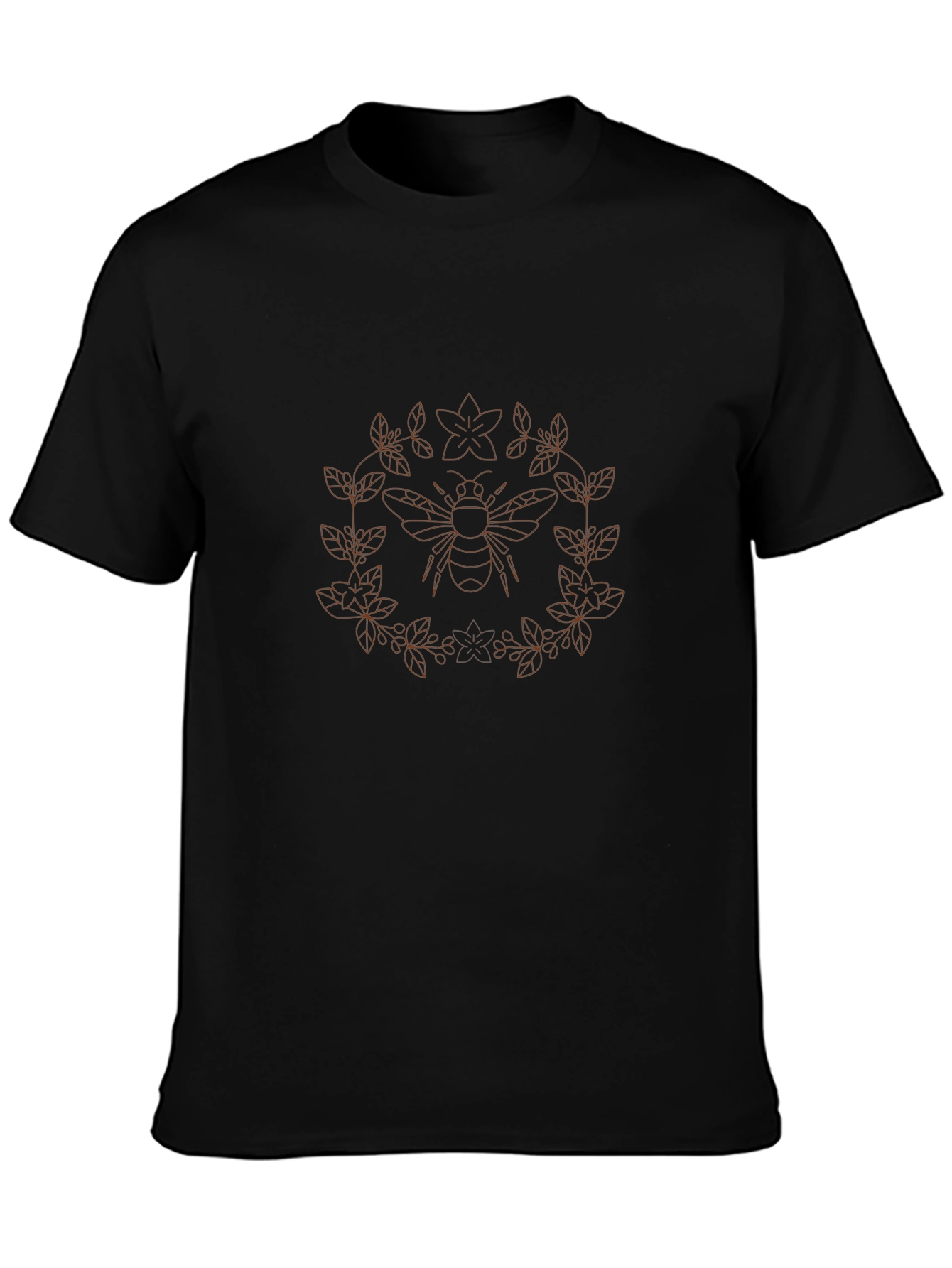Botanical Bee Graphic Tee - Modern & Stylish