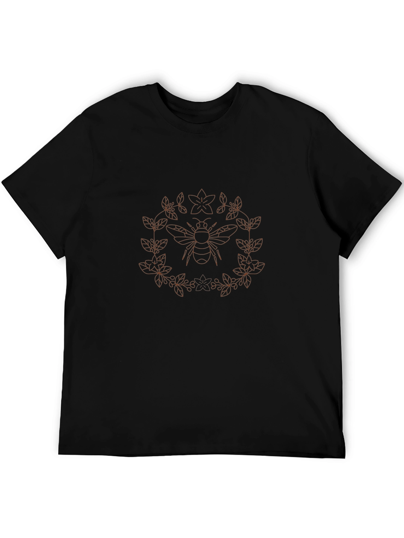 Botanical Bee Graphic Tee - Modern & Stylish