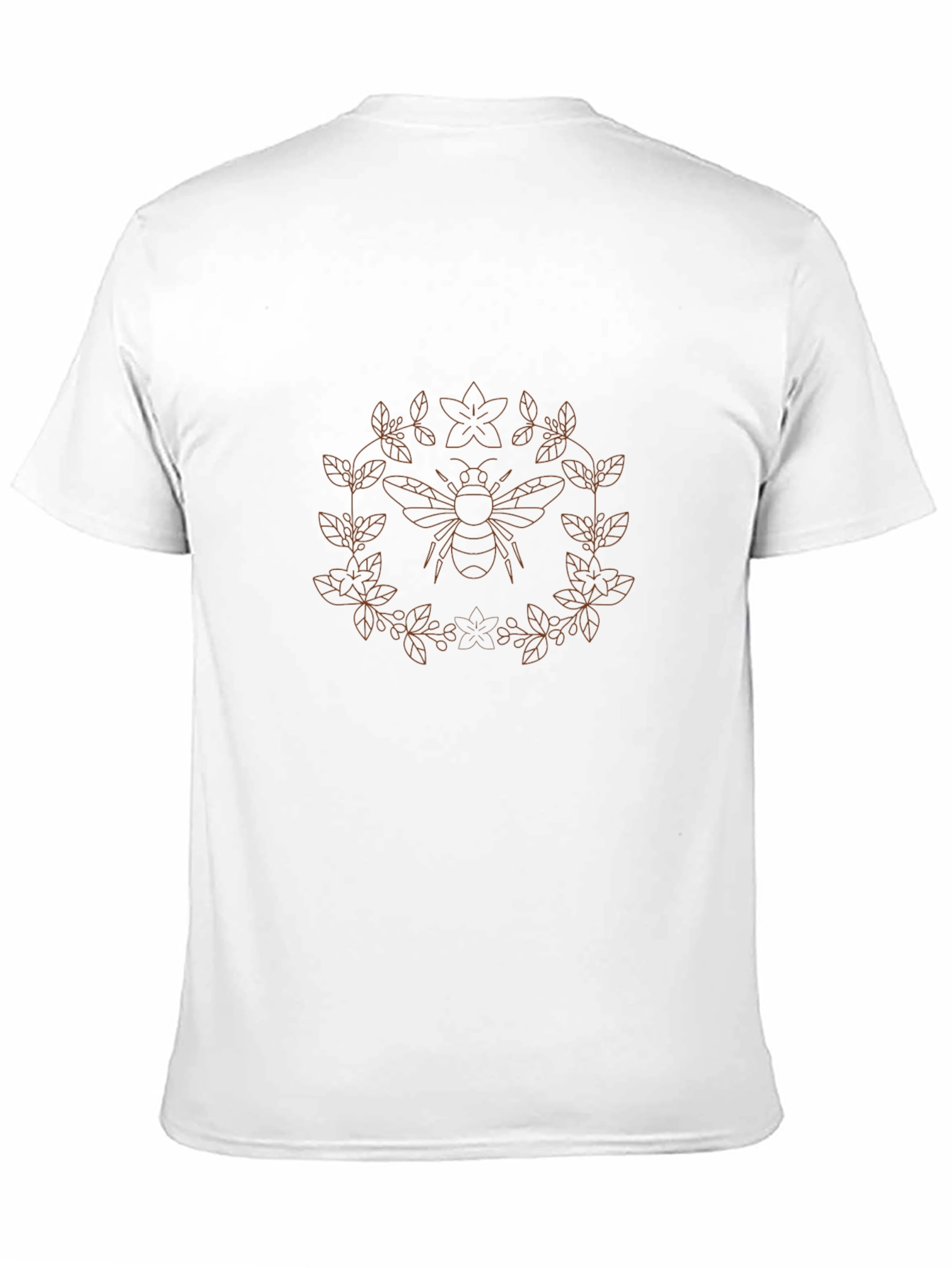 Botanical Bee Graphic Tee - Modern & Stylish