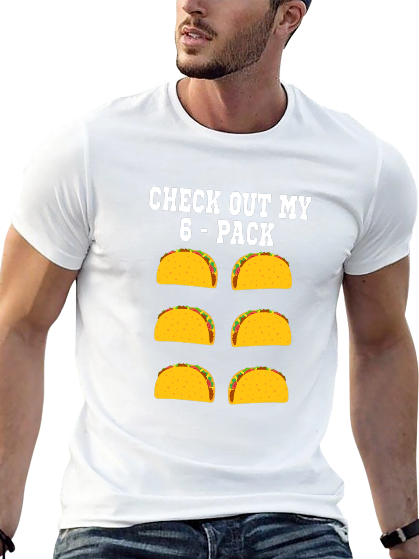 Funny Taco 6-Pack Graphic T-Shirt