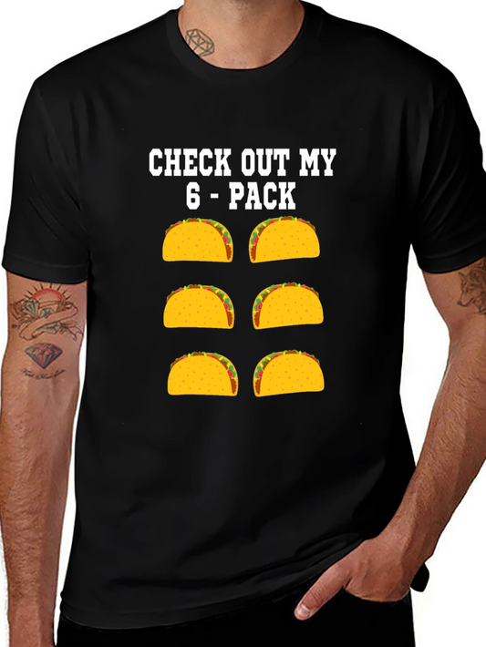 Funny Taco 6-Pack Graphic T-Shirt