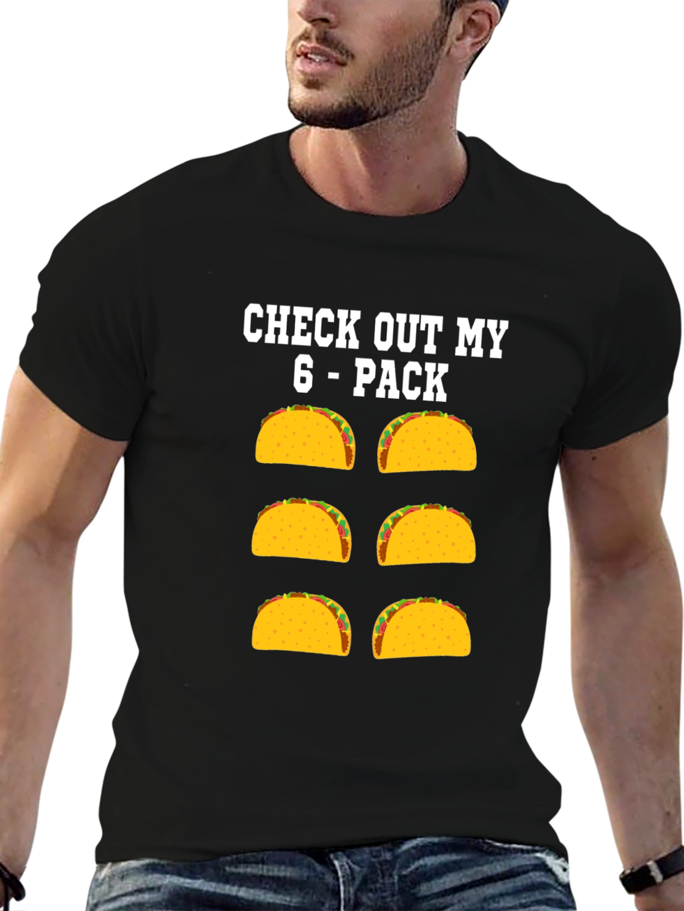 Funny Taco 6-Pack Graphic T-Shirt
