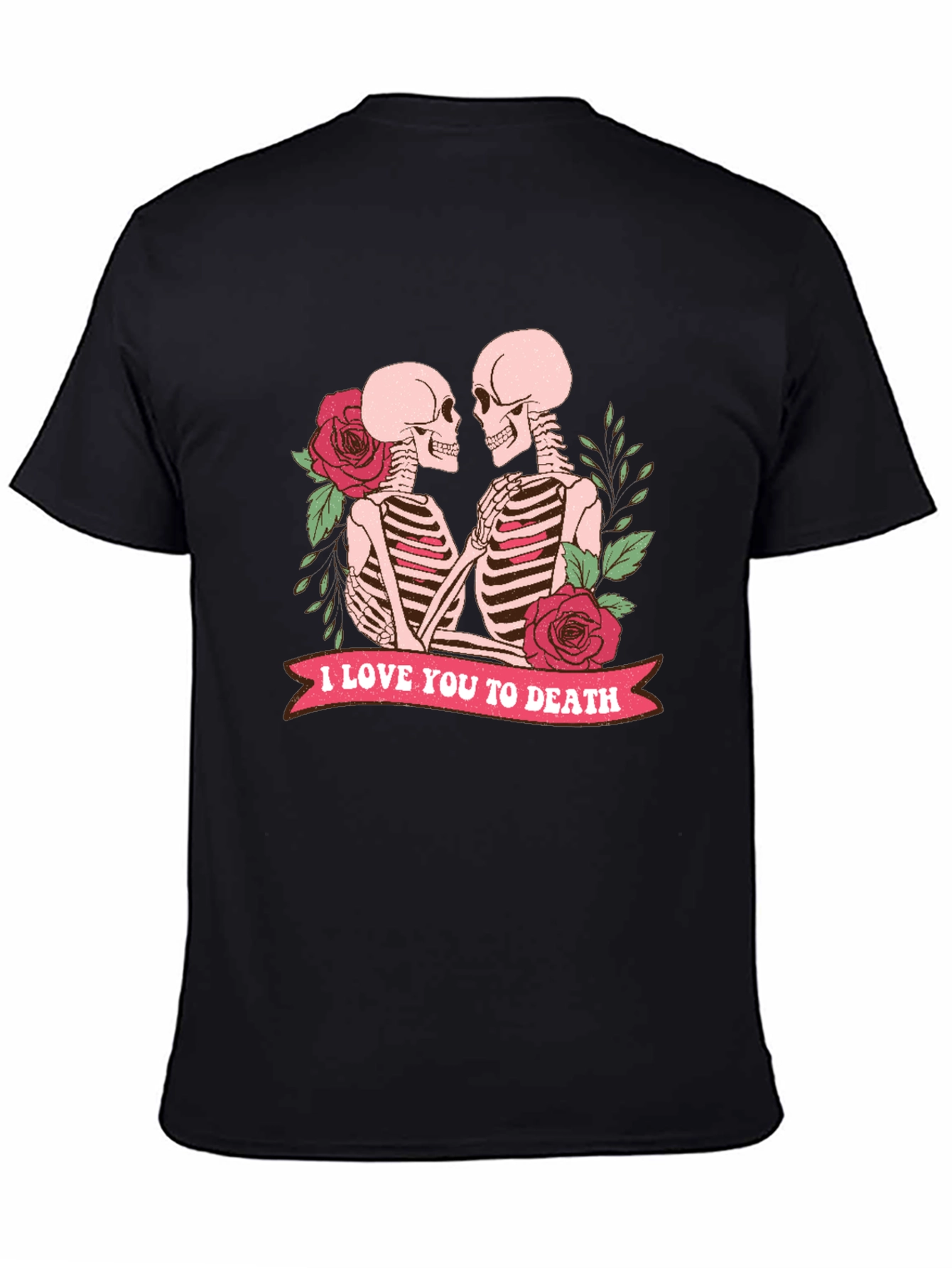 Skeleton Couple T-Shirt - I Love You To Death