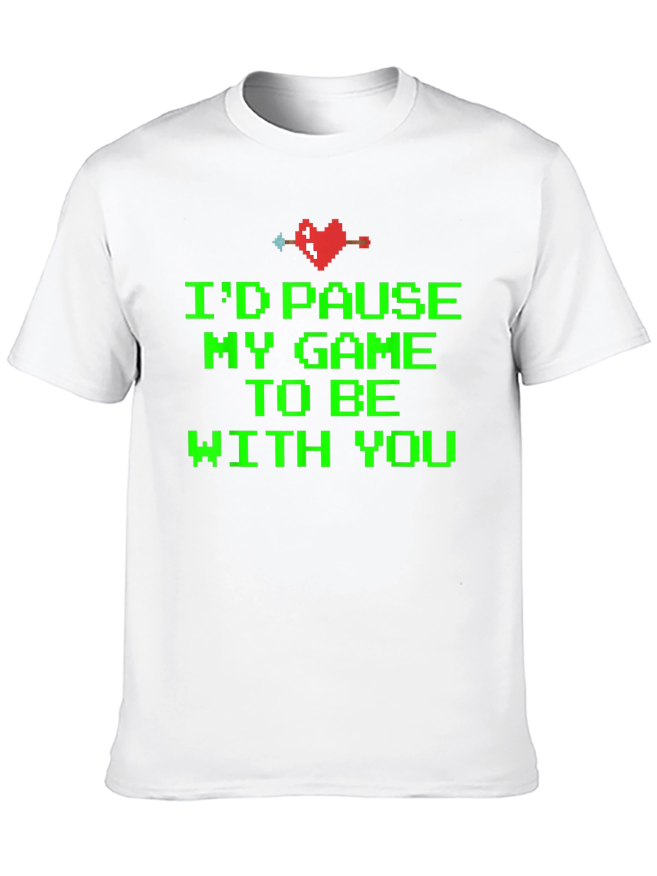 Gamer Love T-Shirt - Id Pause My Game