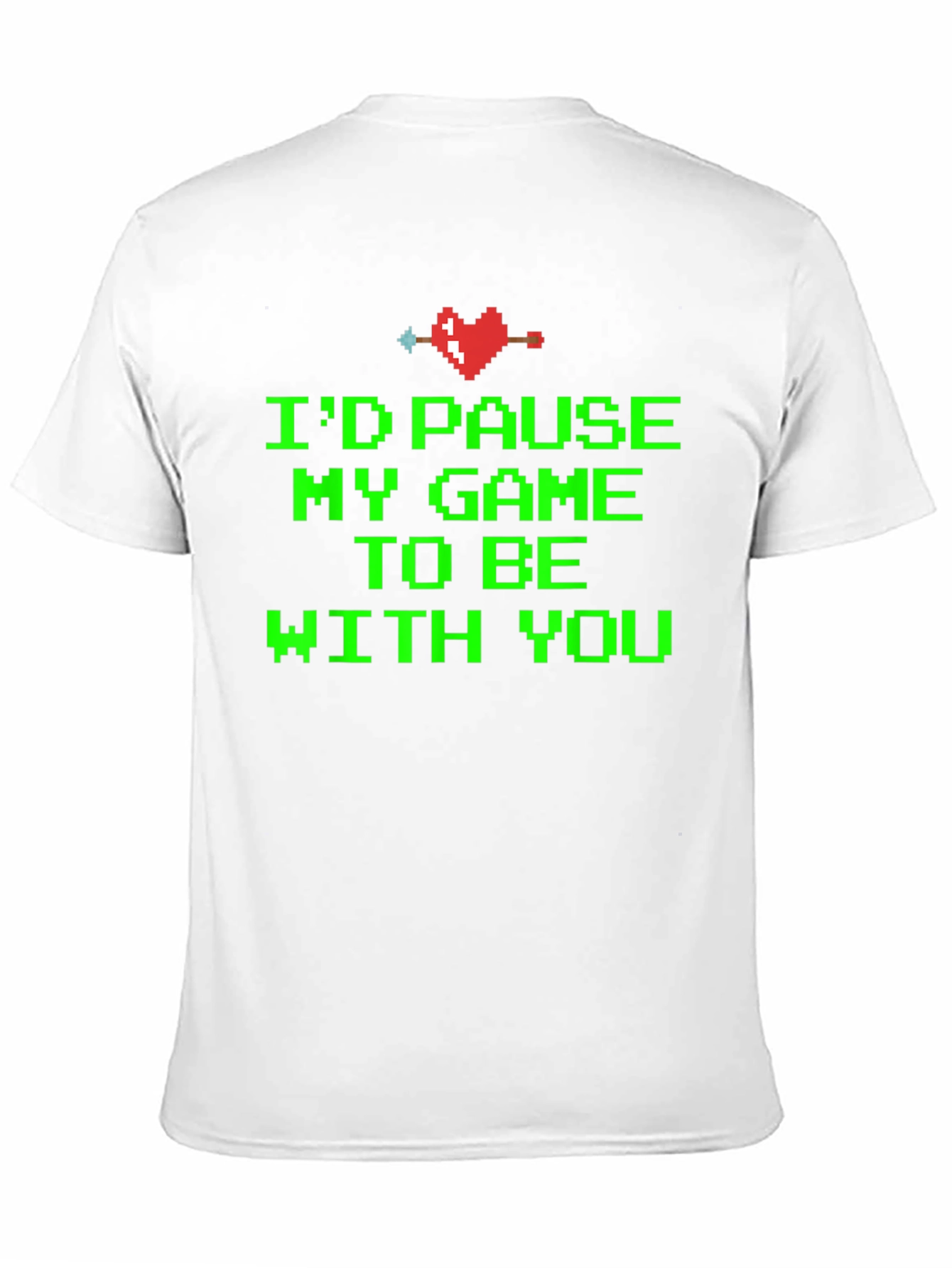 Gamer Love T-Shirt - Id Pause My Game