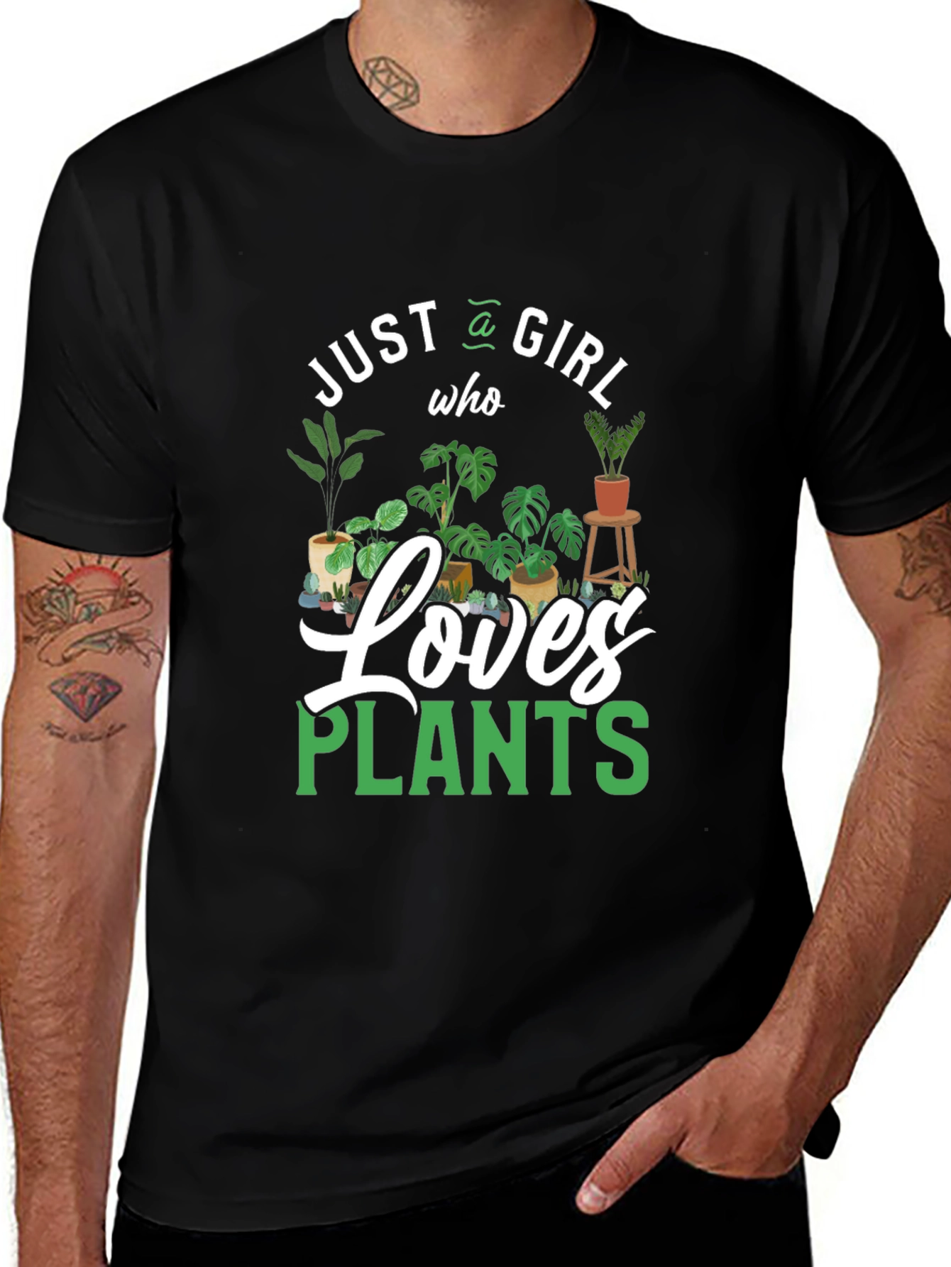 Just a Girl Who Loves Plants T-Shirt